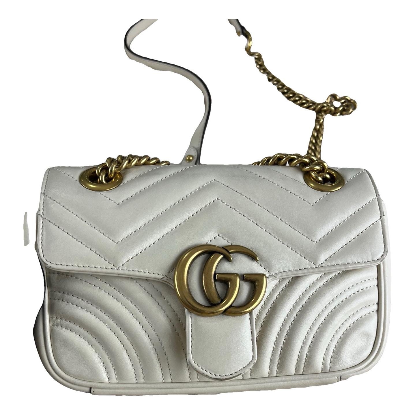 GG Marmont Flap leather crossbody bag