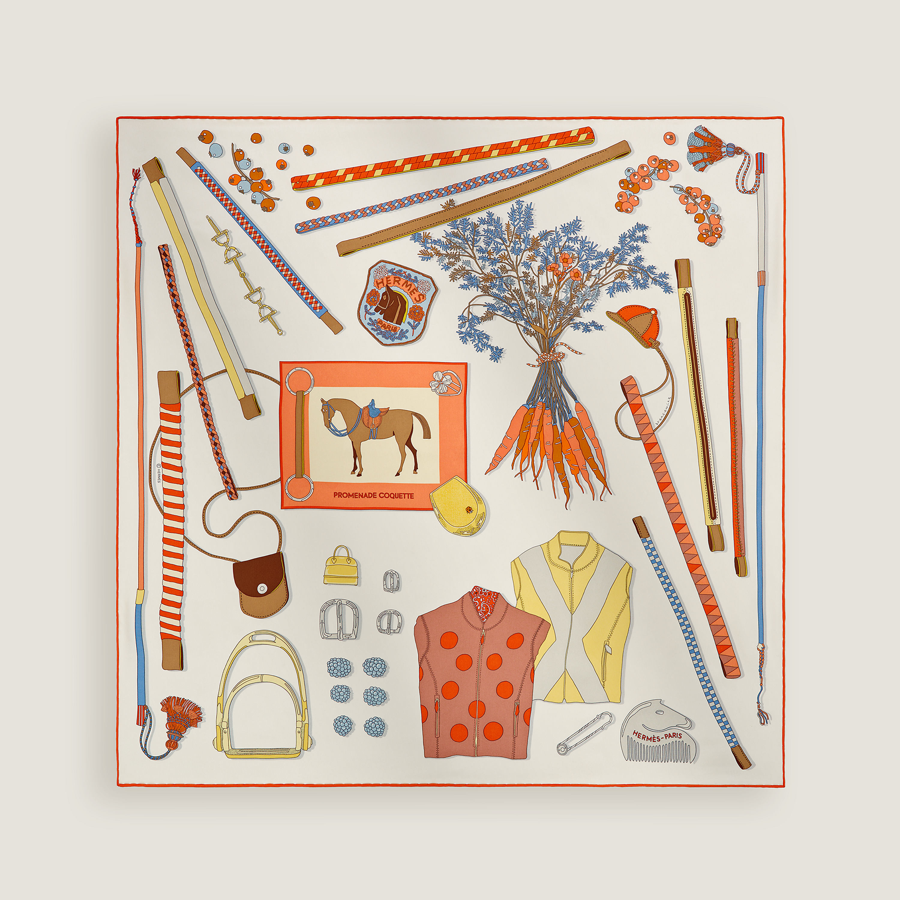 Promenade Coquette scarf 70