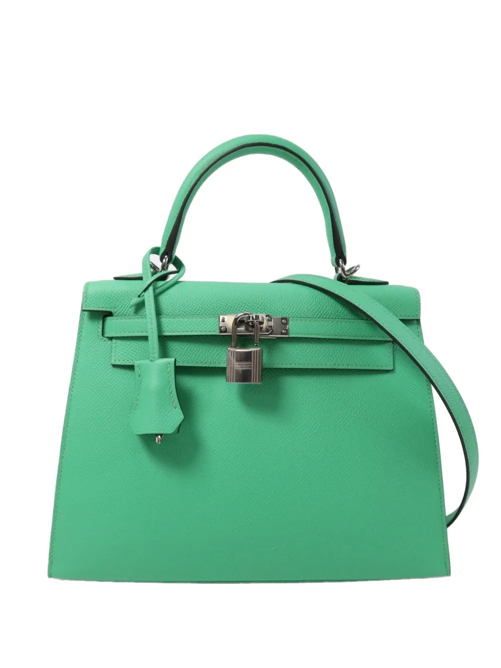 25 Kelly leather tote bag