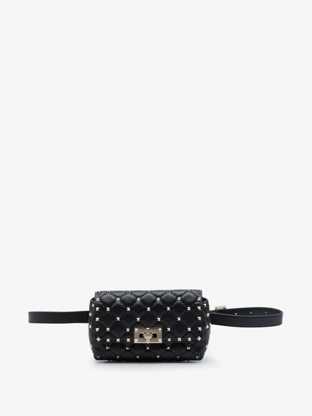 Valentino Garavani 2000-2017 Lambskin Rockstud Spike belt bag