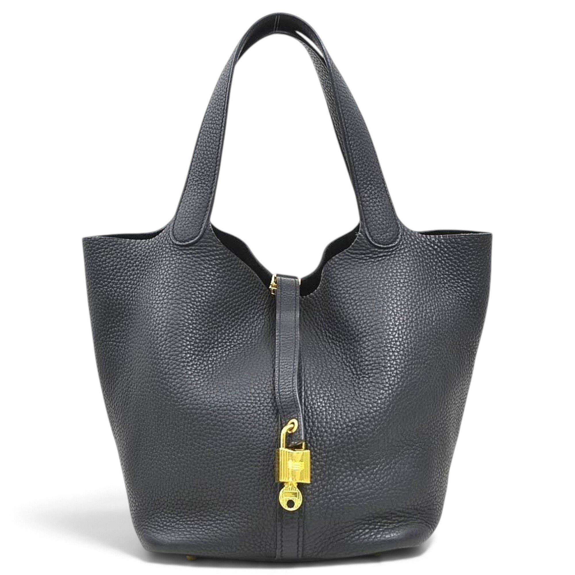 Picotin leather handbag