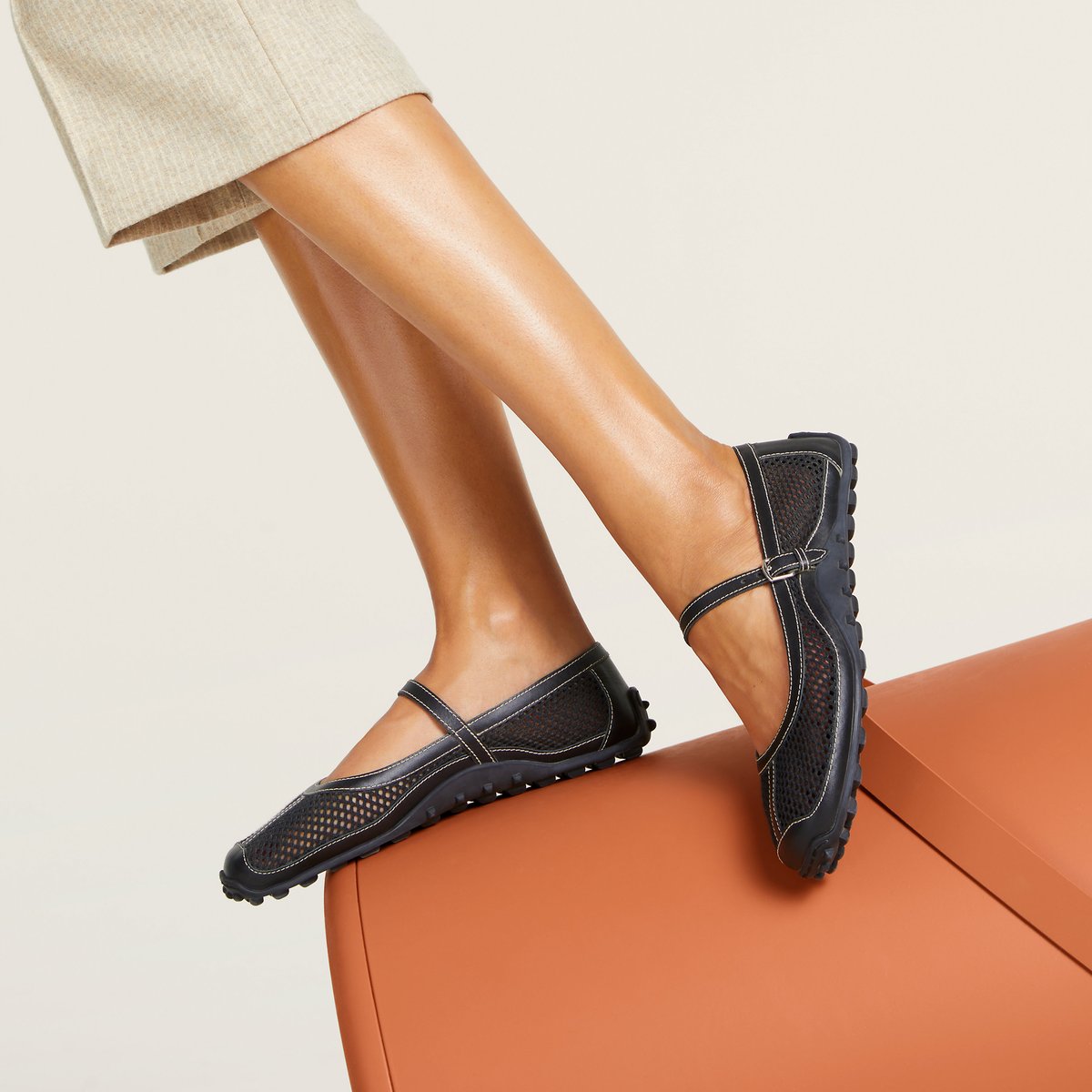 Noir Kichu Ballet Flat