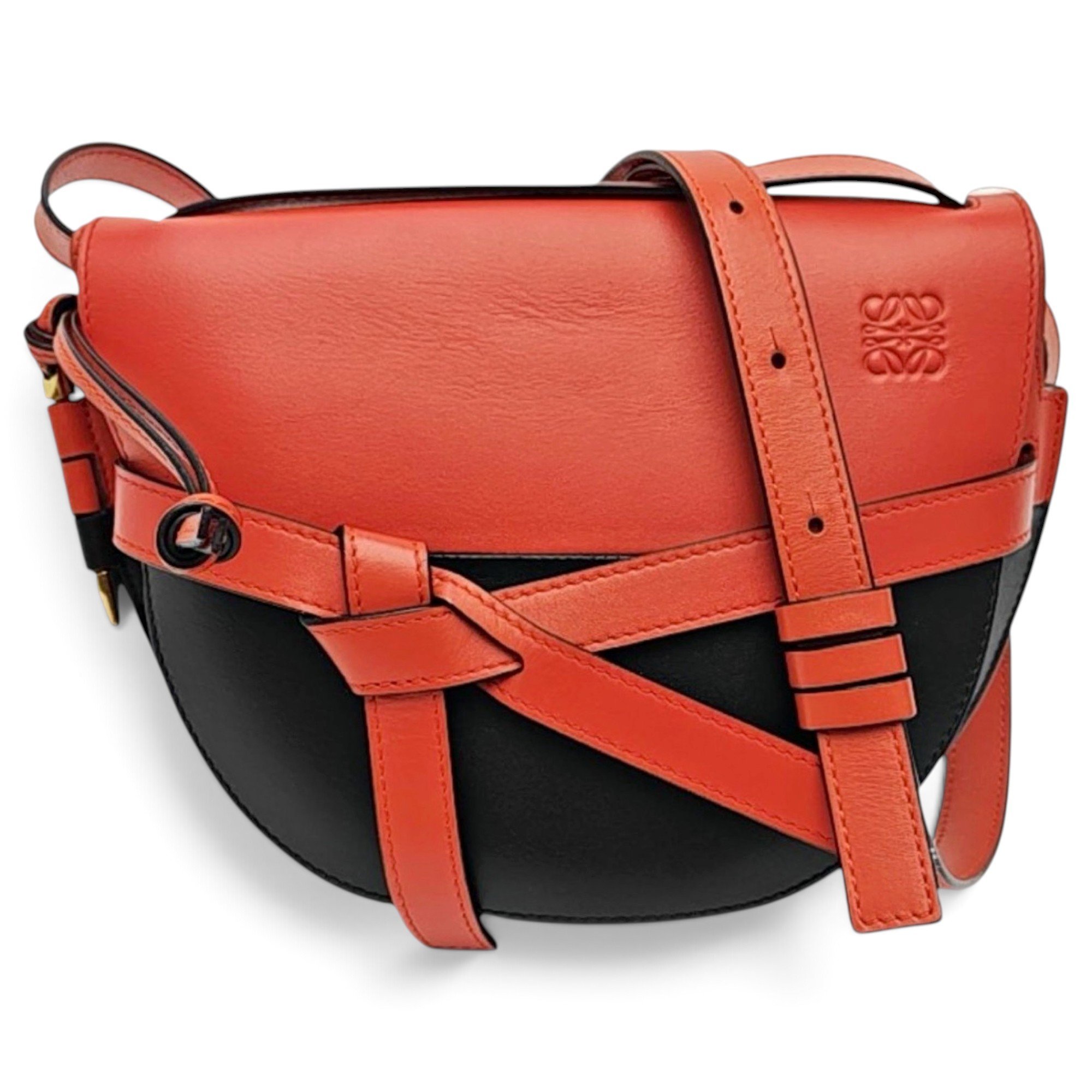 Gate leather crossbody bag