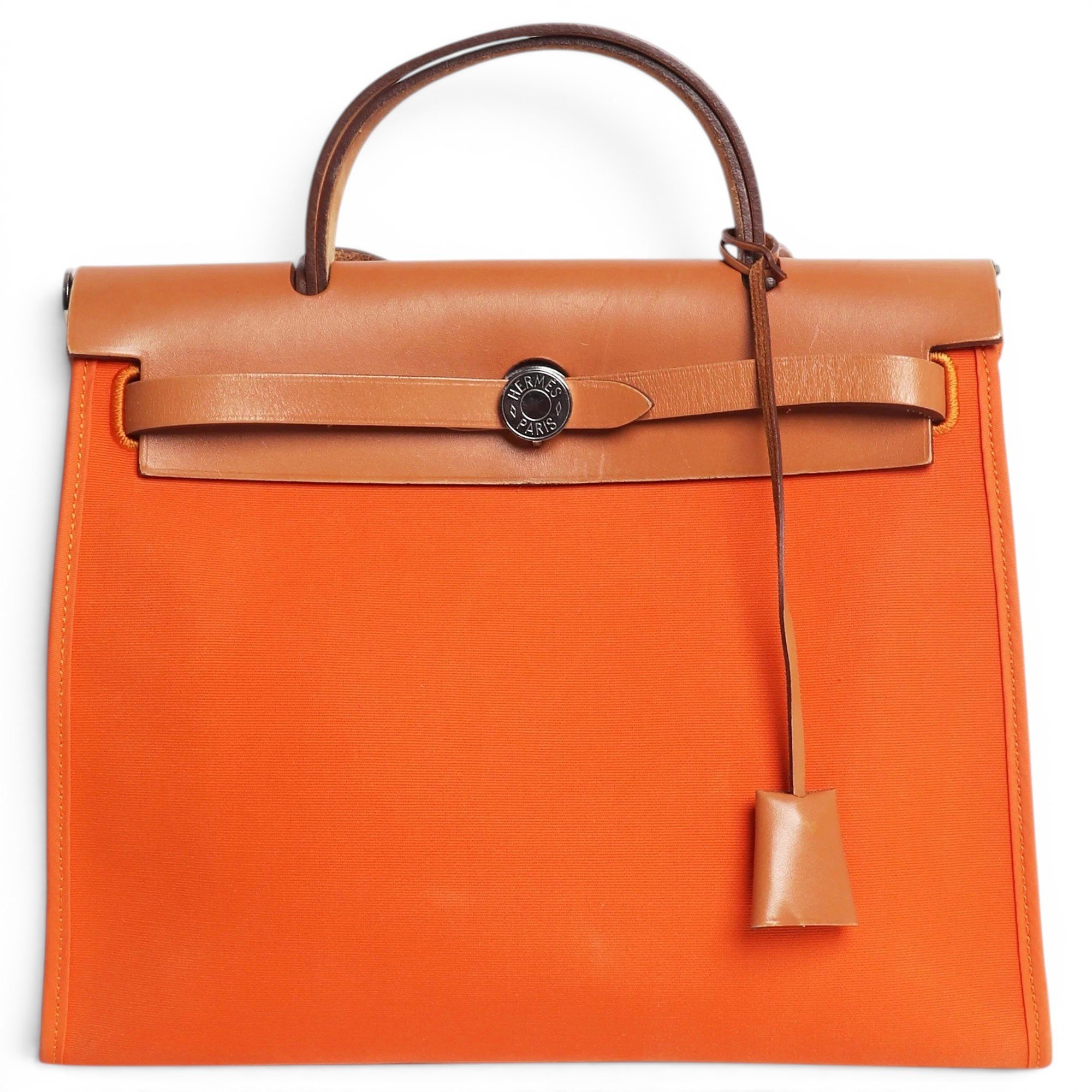 Hermes Herbag Handbag Orange 2014
