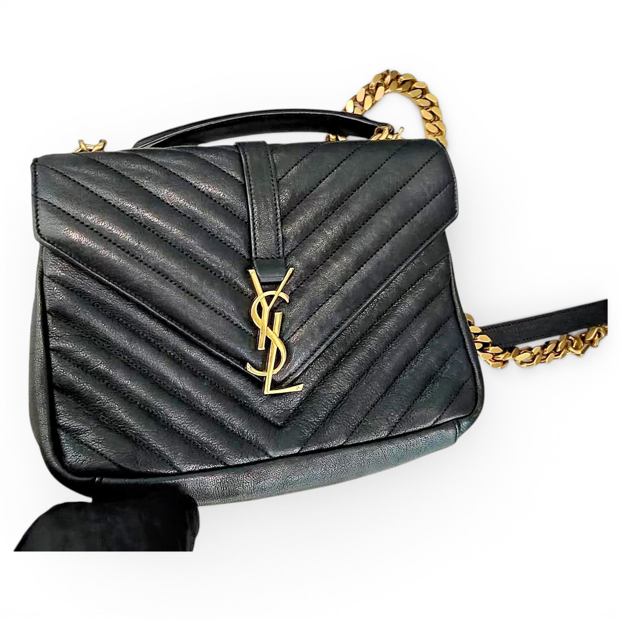 Leather handbag