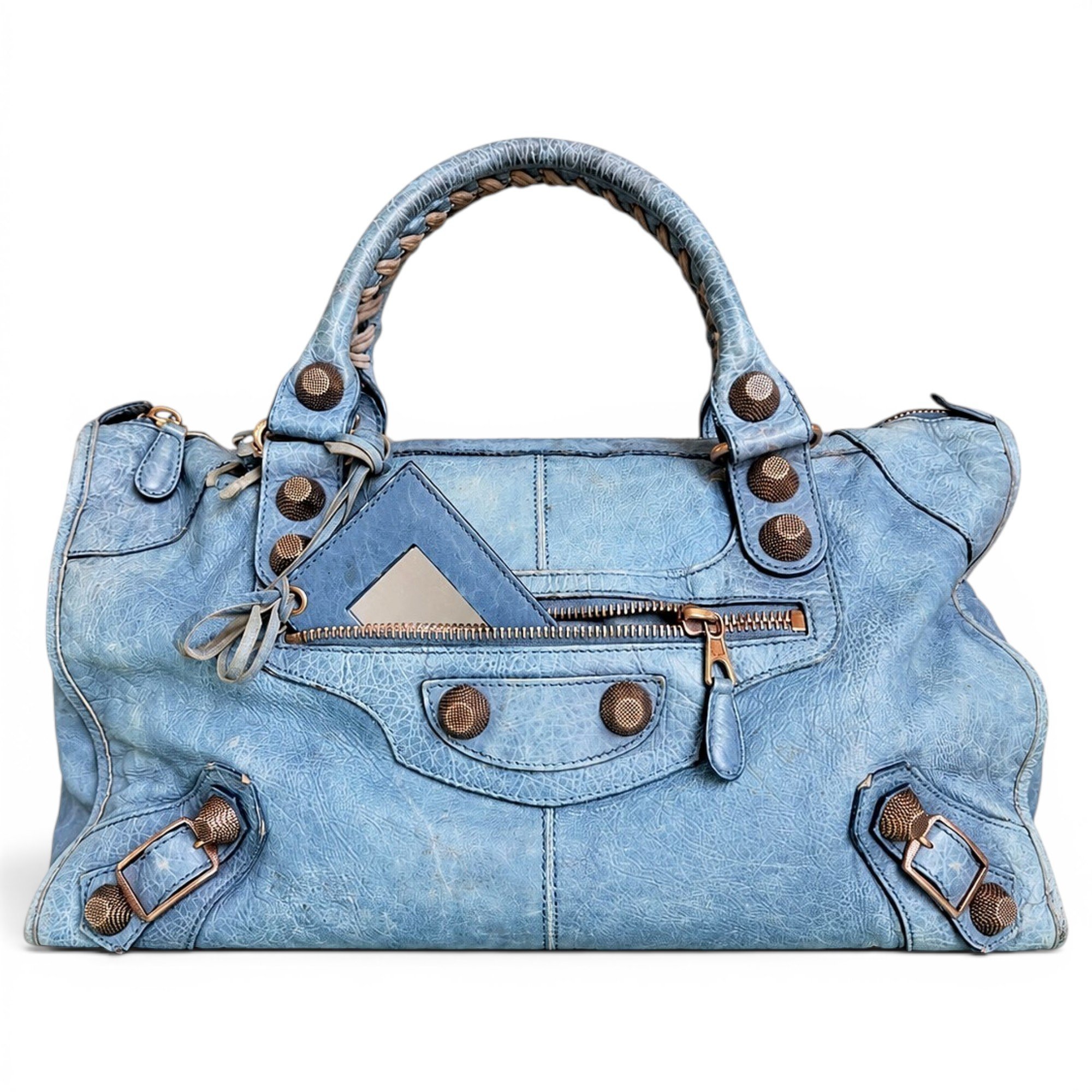 Leather handbag