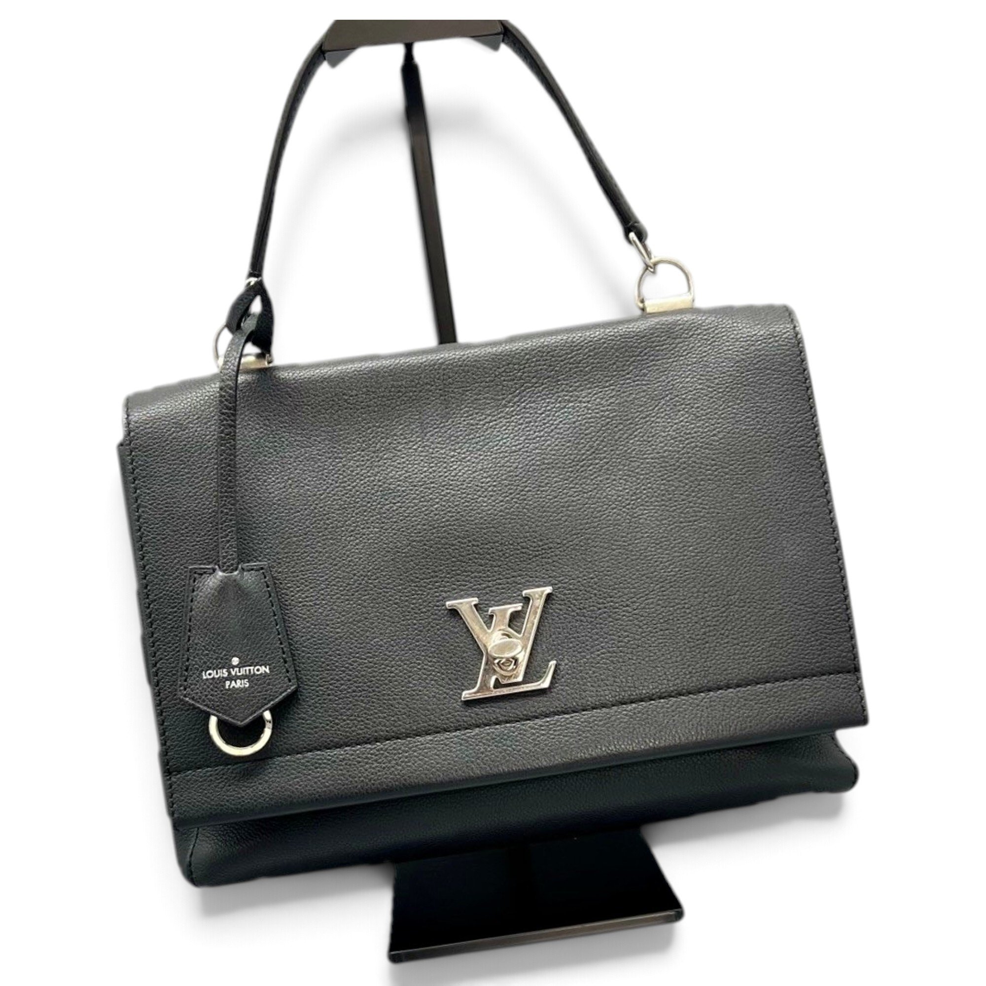 Lockme leather handbag
