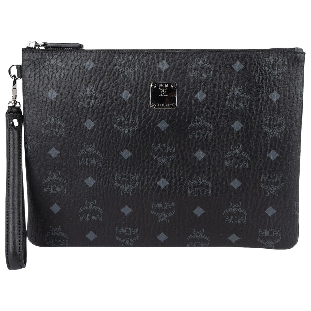 Boston leather clutch bag
