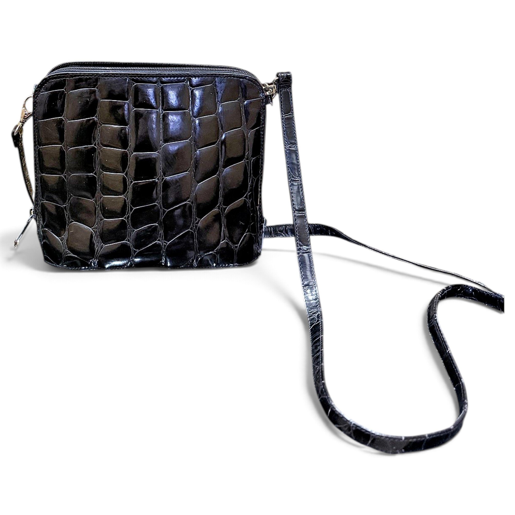 Leather crossbody bag