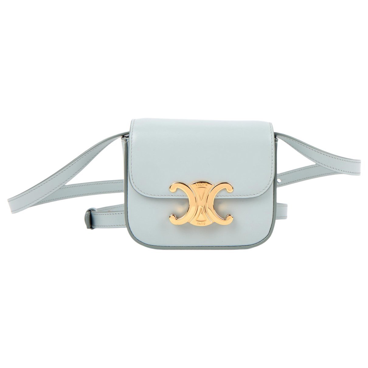 Triomphe leather crossbody bag