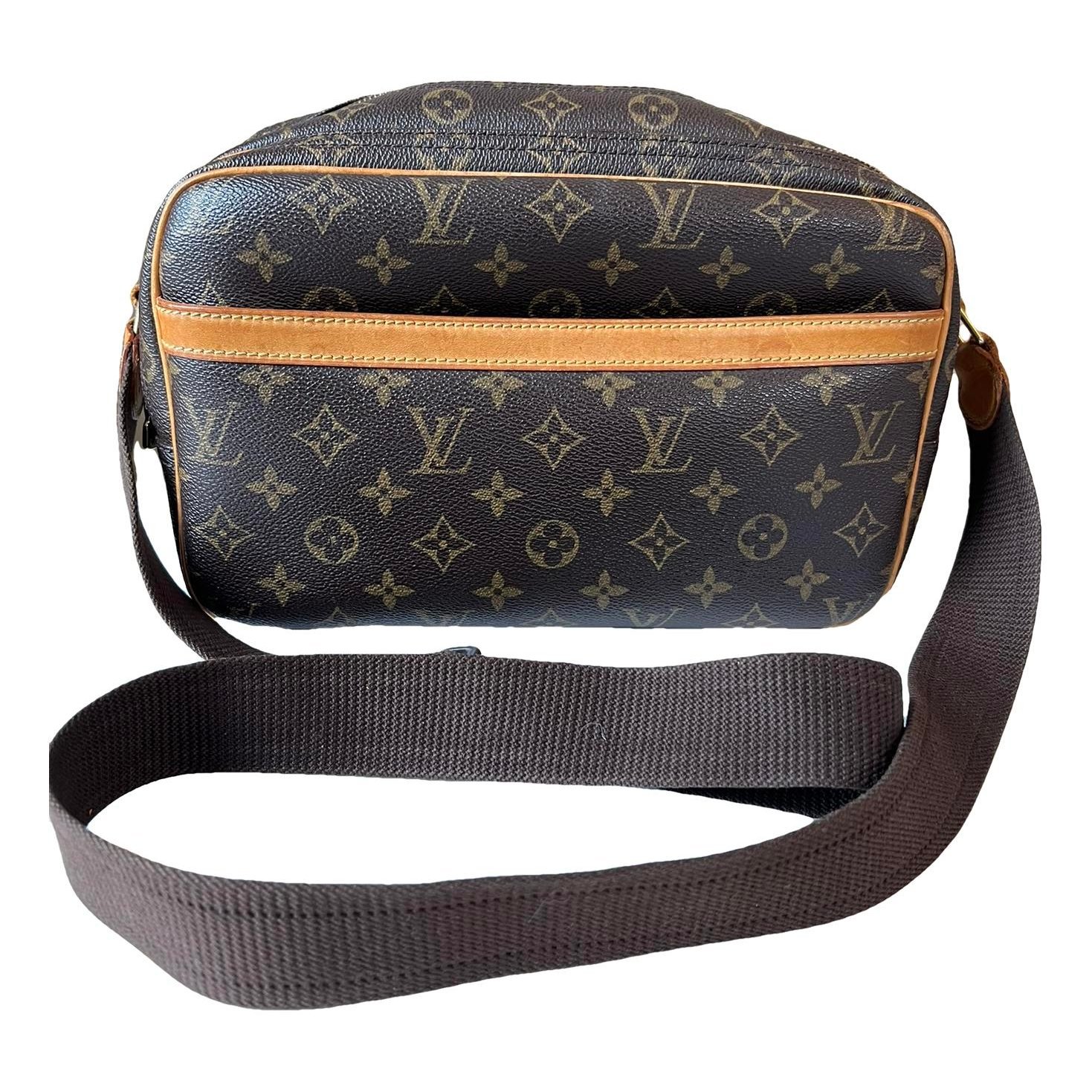 Reporter leather crossbody bag