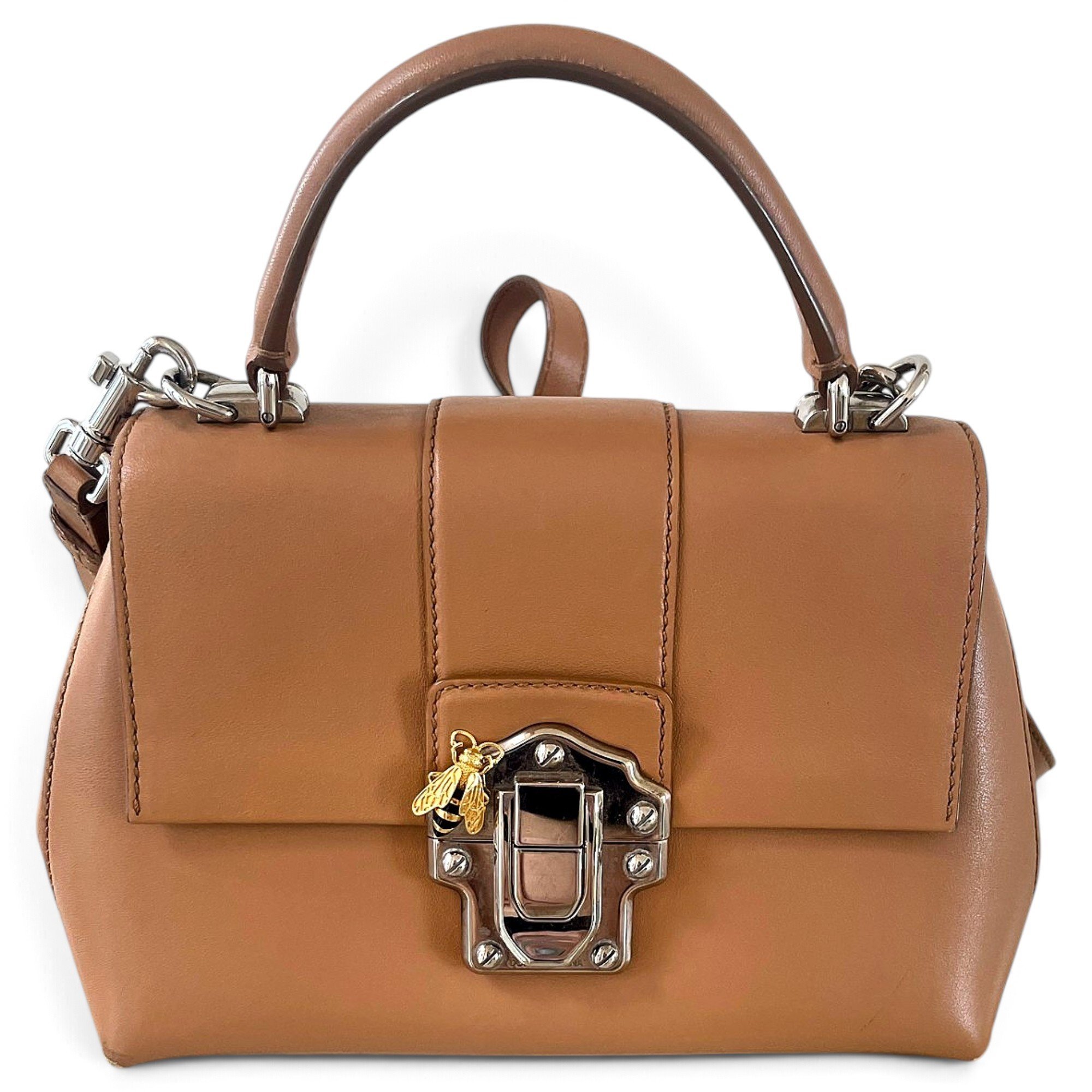 Lucia leather handbag