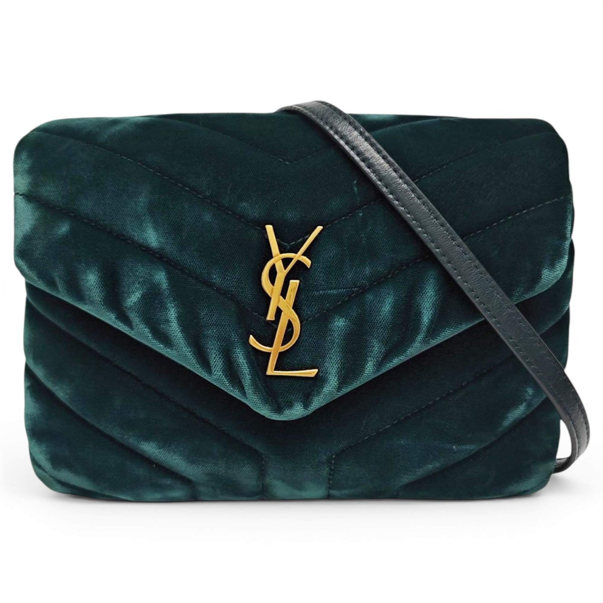 Loulou velvet handbag