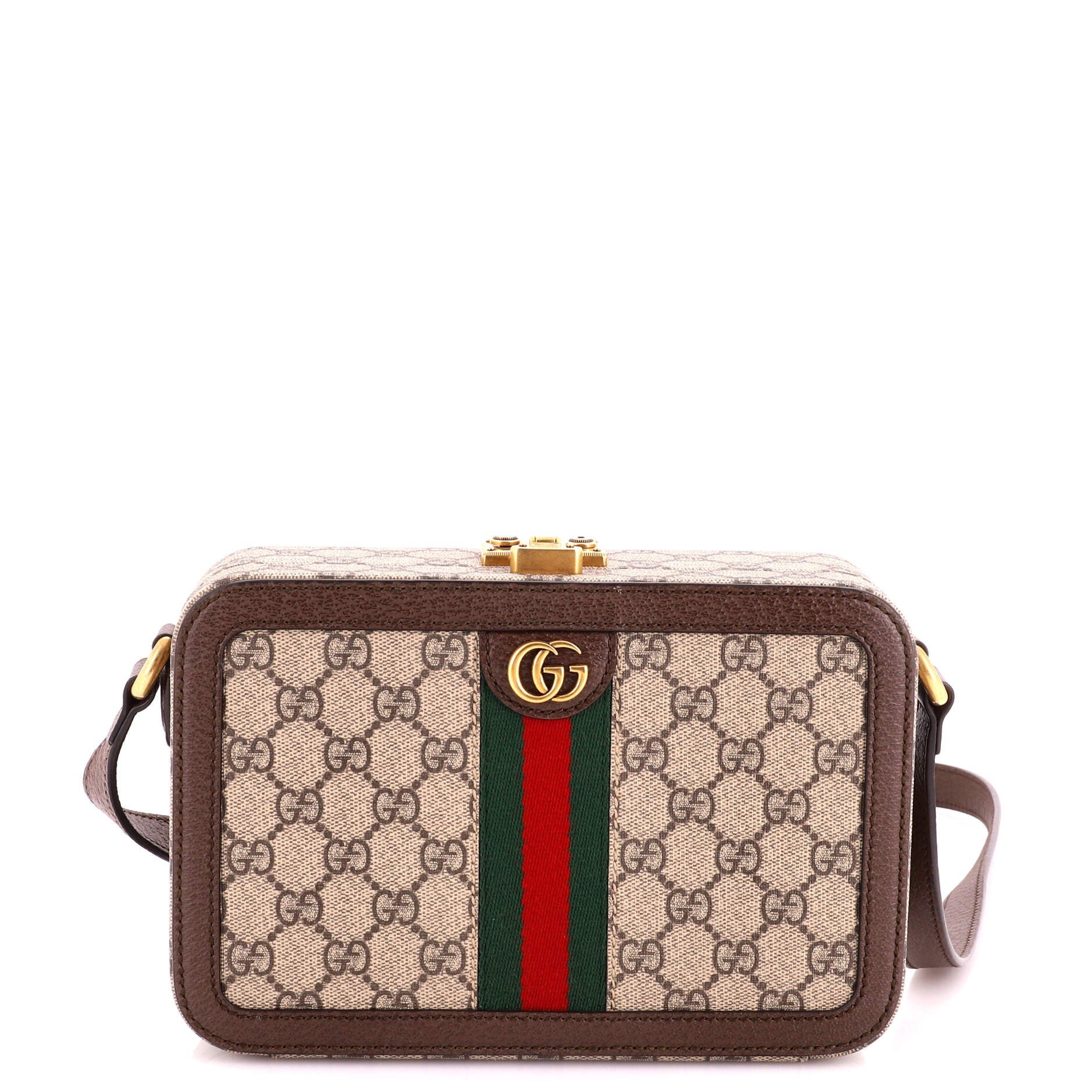 Ophidia Box Messenger Bag GG Coated Canvas