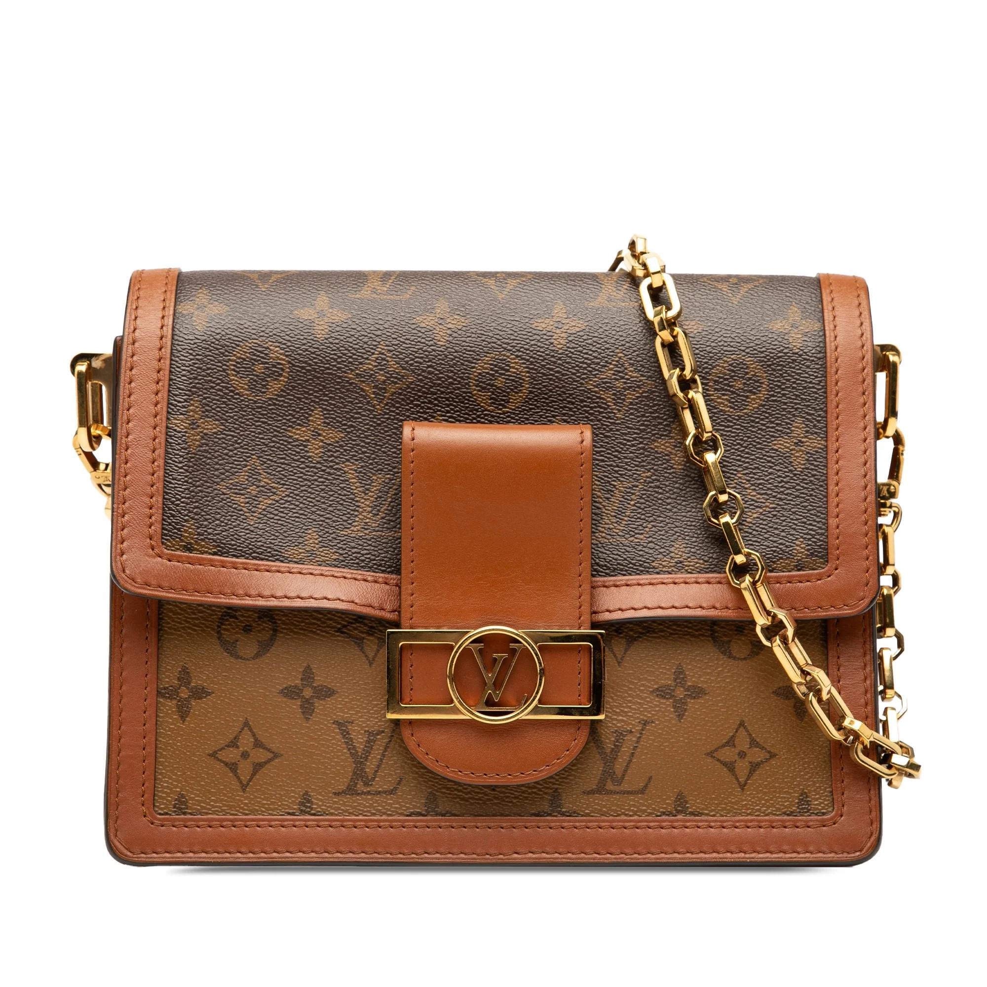Louis Vuitton Dauphine leather satchel