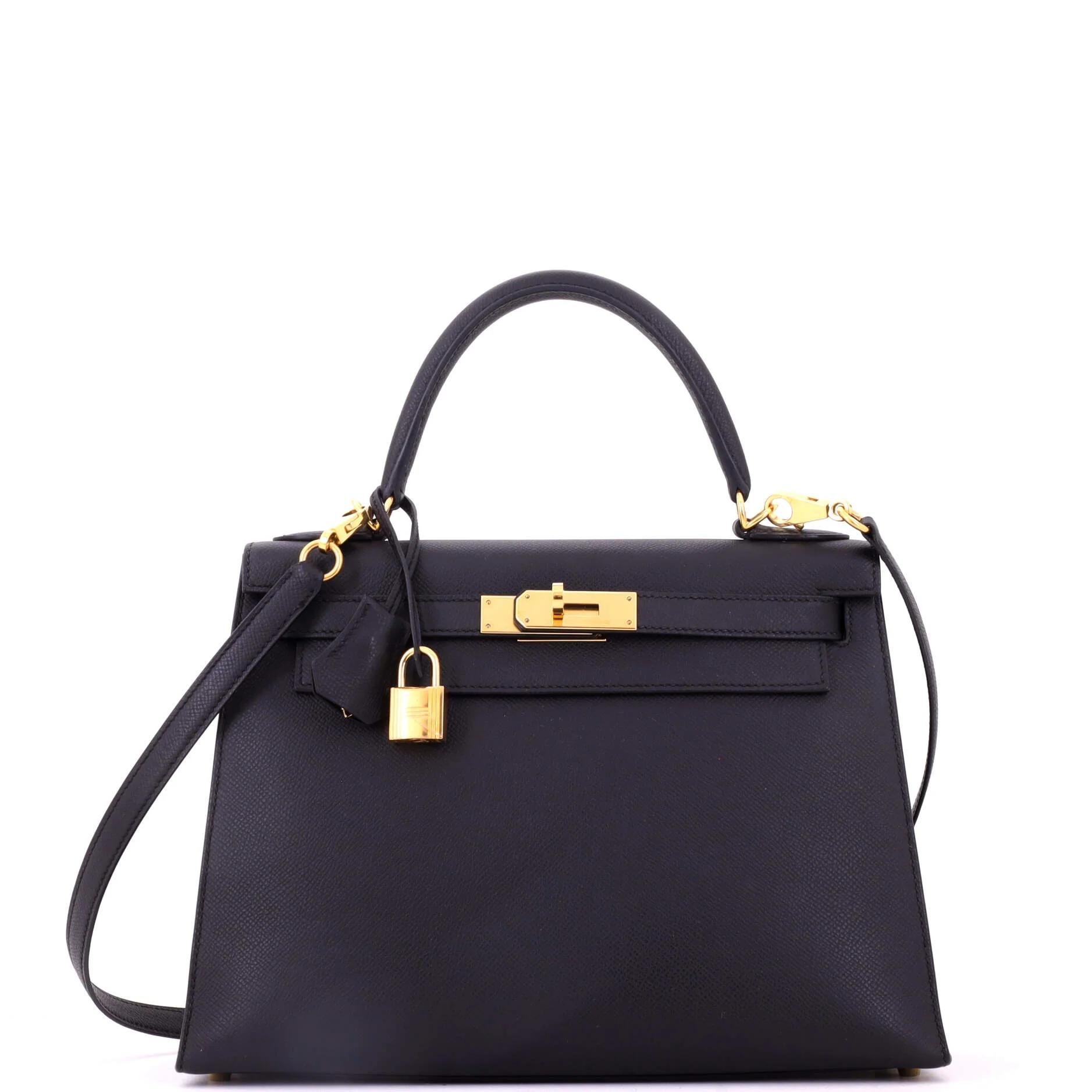 Kelly 28 leather handbag