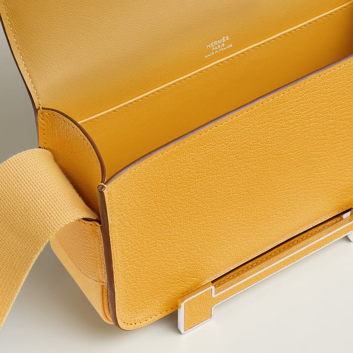 Jaune Mango Hermès Geta Bag
