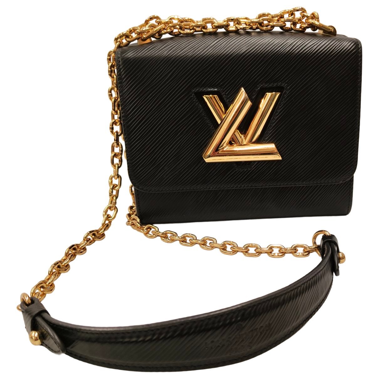 Twist leather crossbody bag