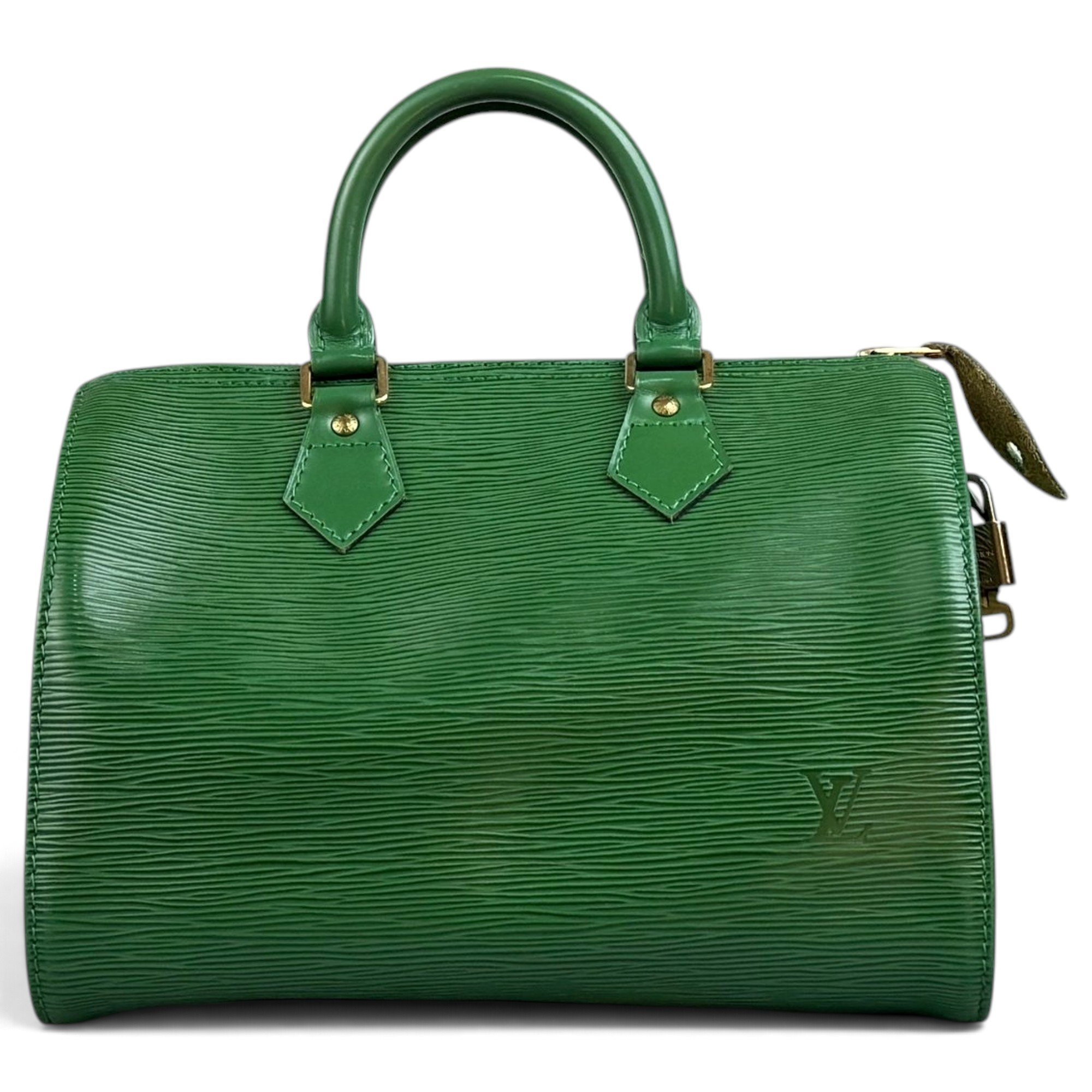 Speedy leather handbag