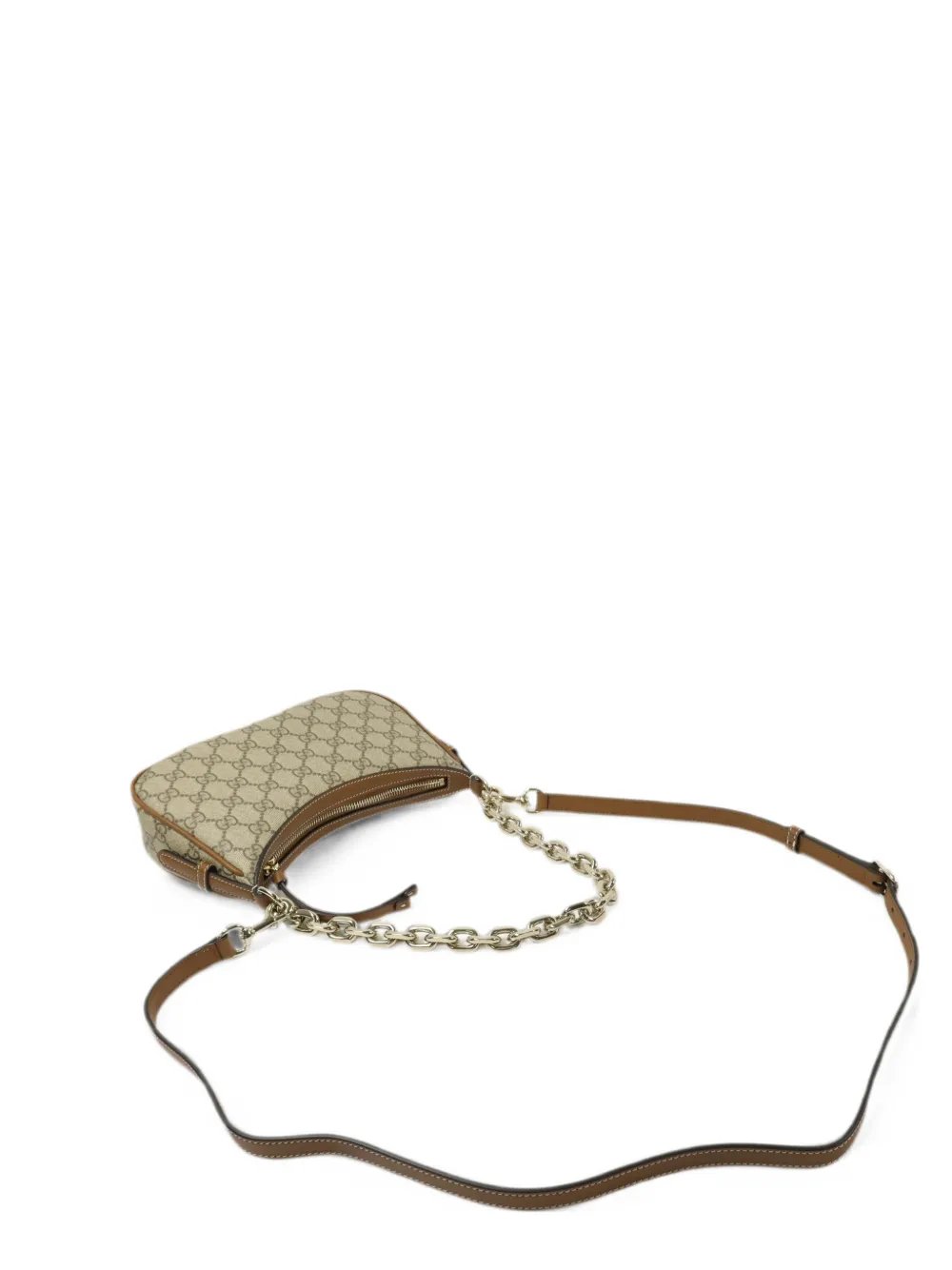 small GG-pattern two-way handbag