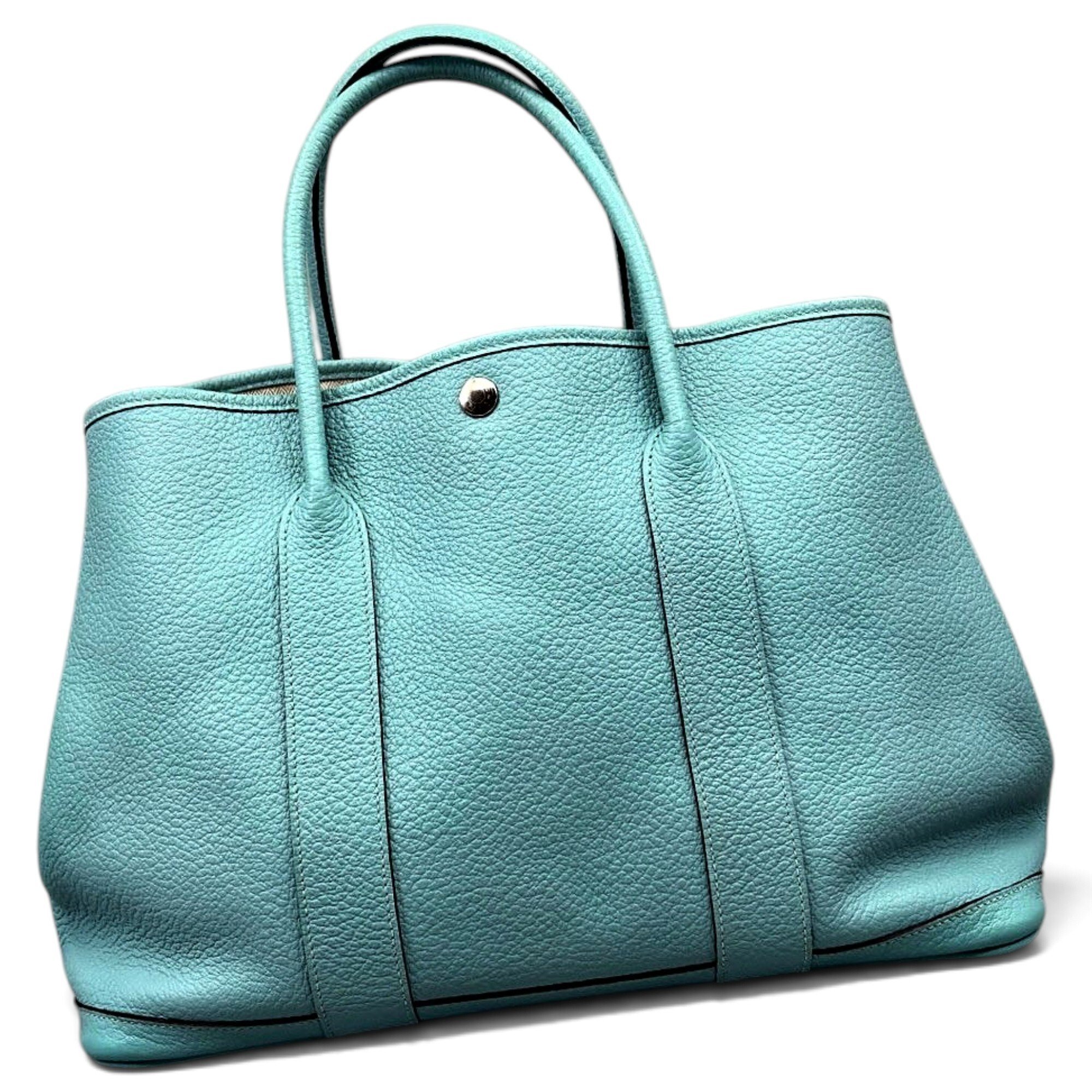 Hermes Garden Party leather handbag