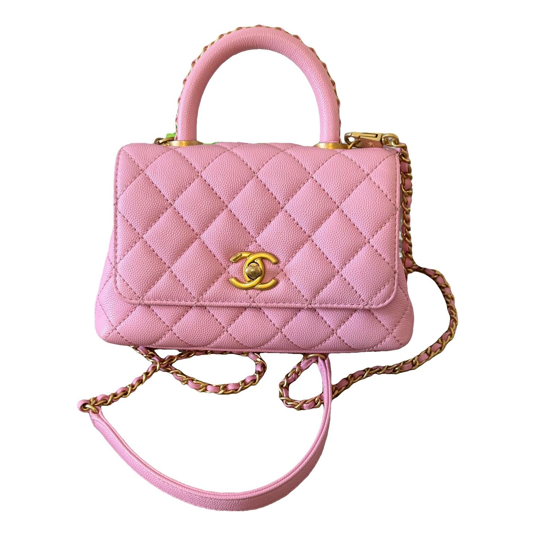 Coco Handle leather handbag