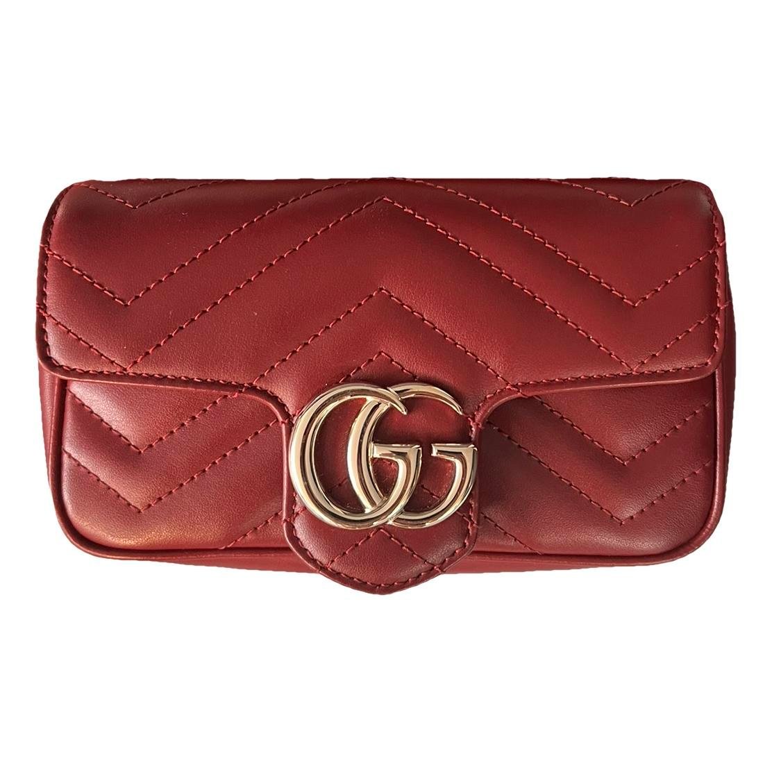 Marmont leather clutch bag