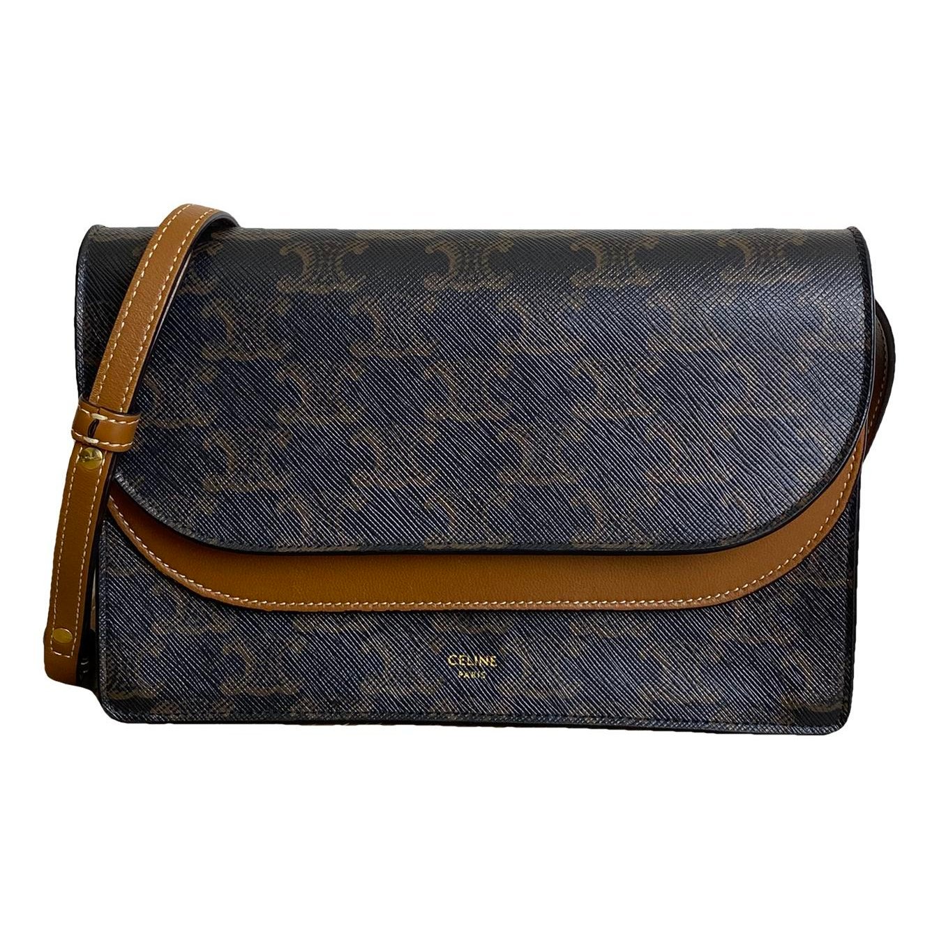 Triomphe leather handbag