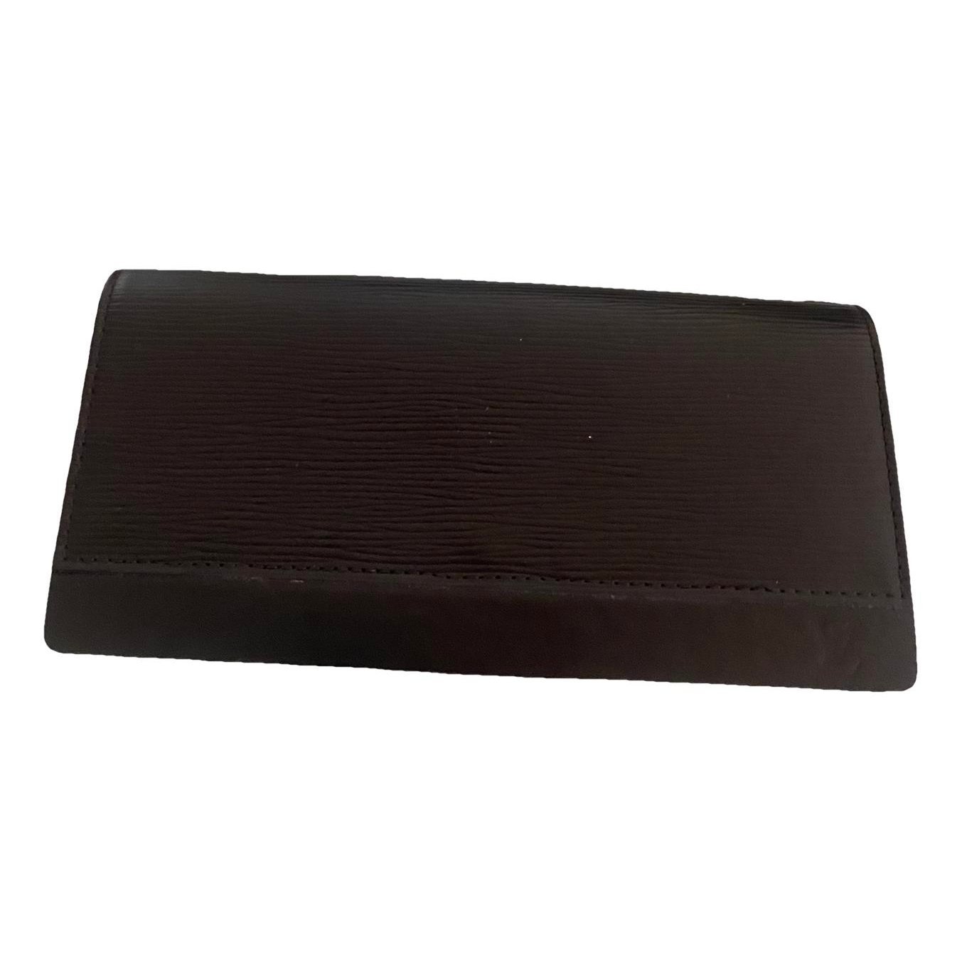 Honfleur leather clutch bag