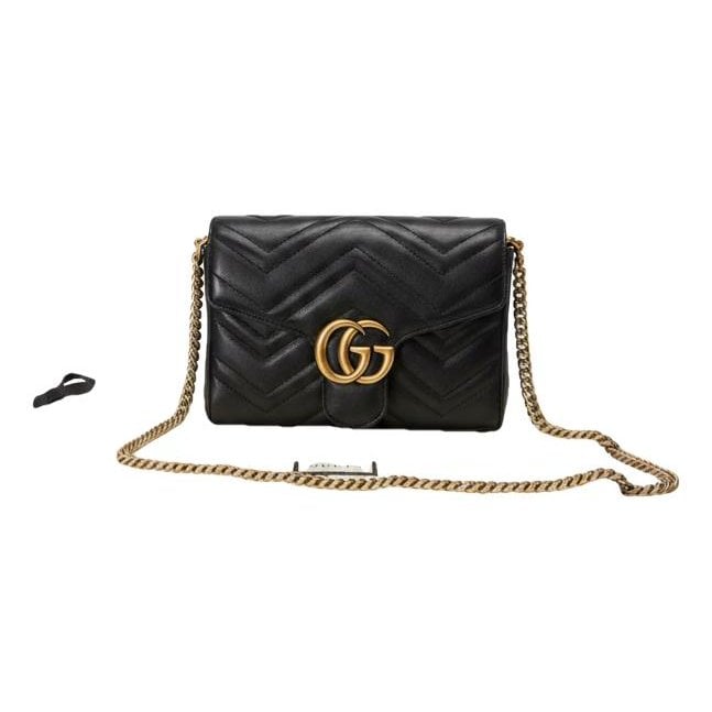 Marmont leather clutch bag