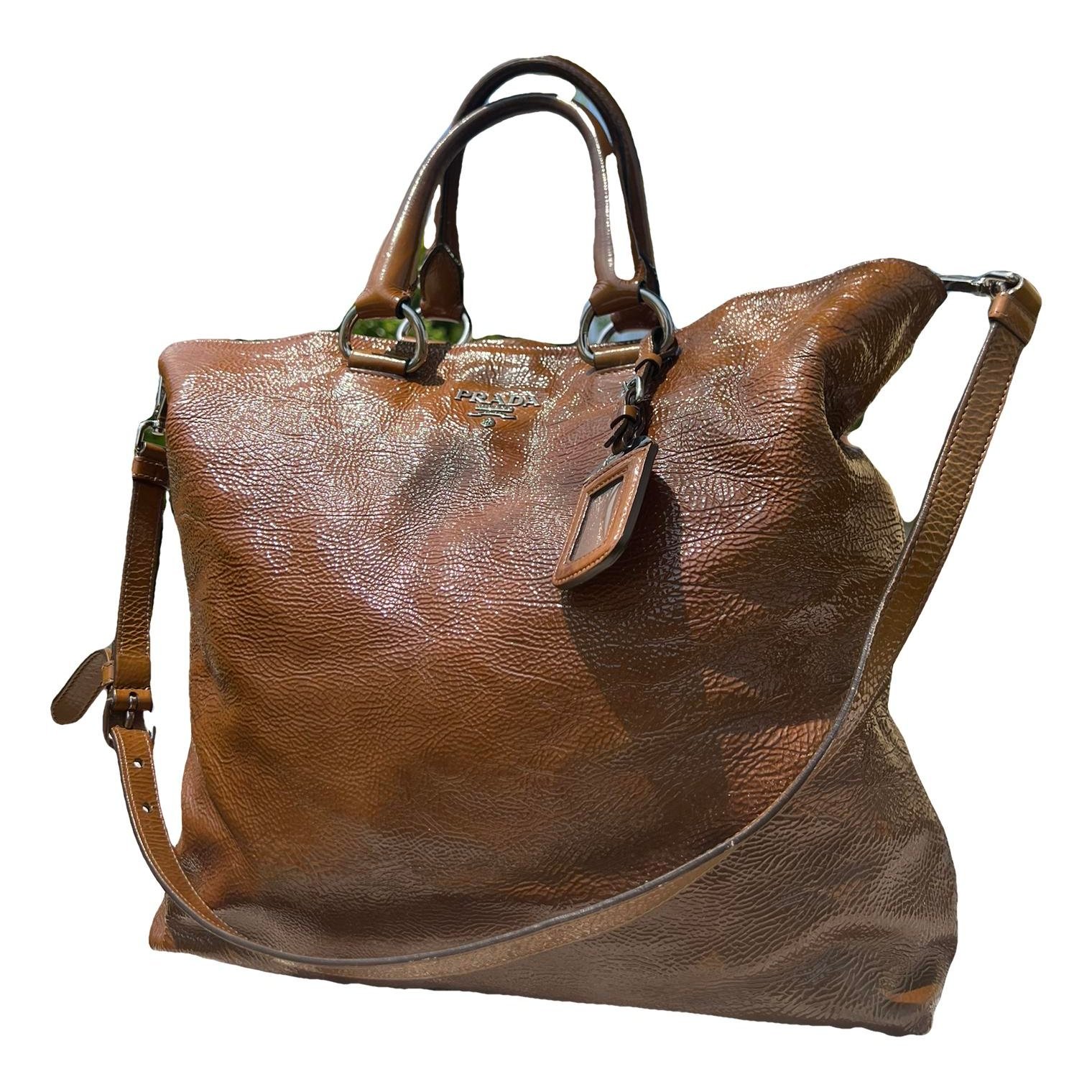 Leather tote