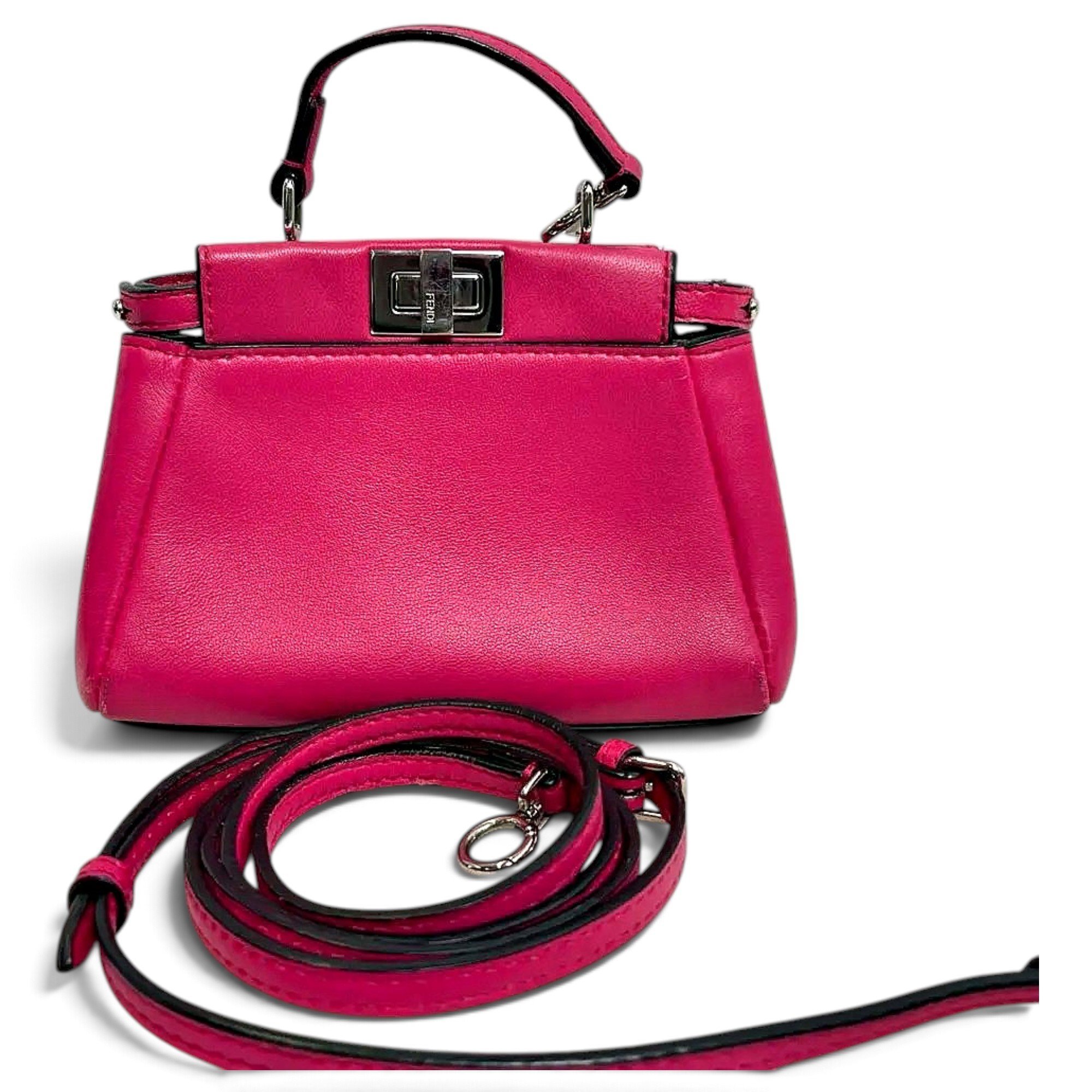 Peekaboo leather crossbody bag