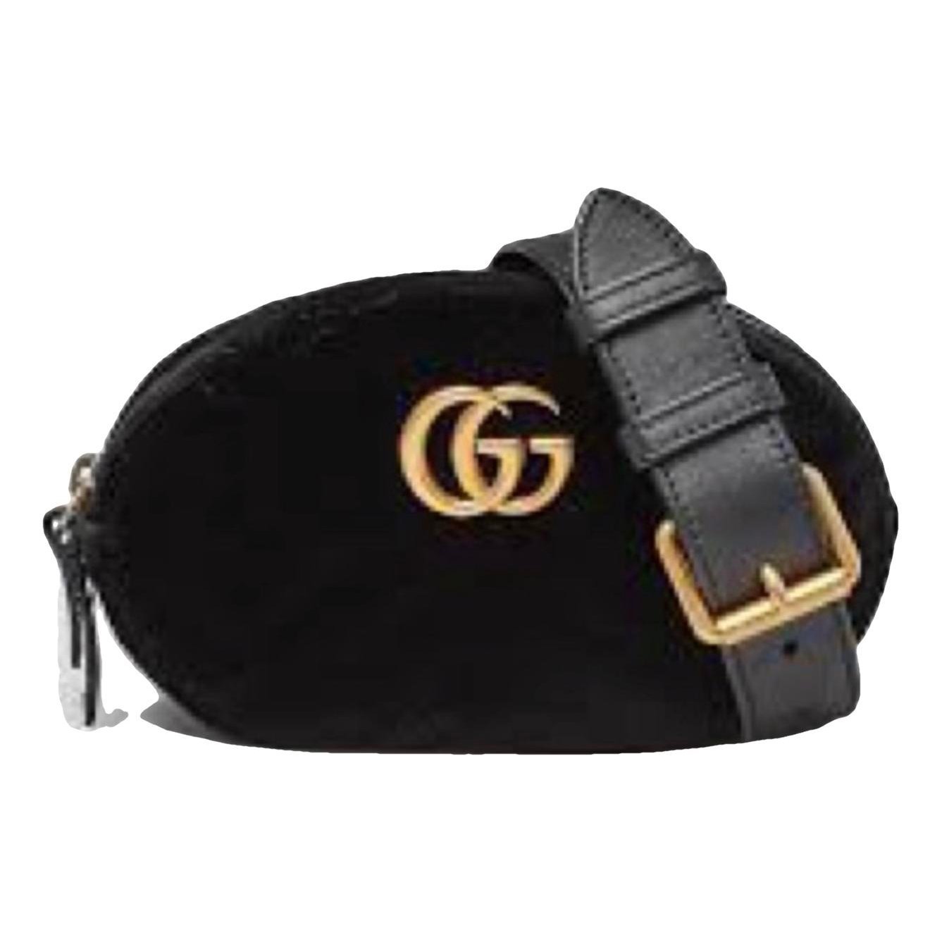 GG Marmont Accordion velvet crossbody bag