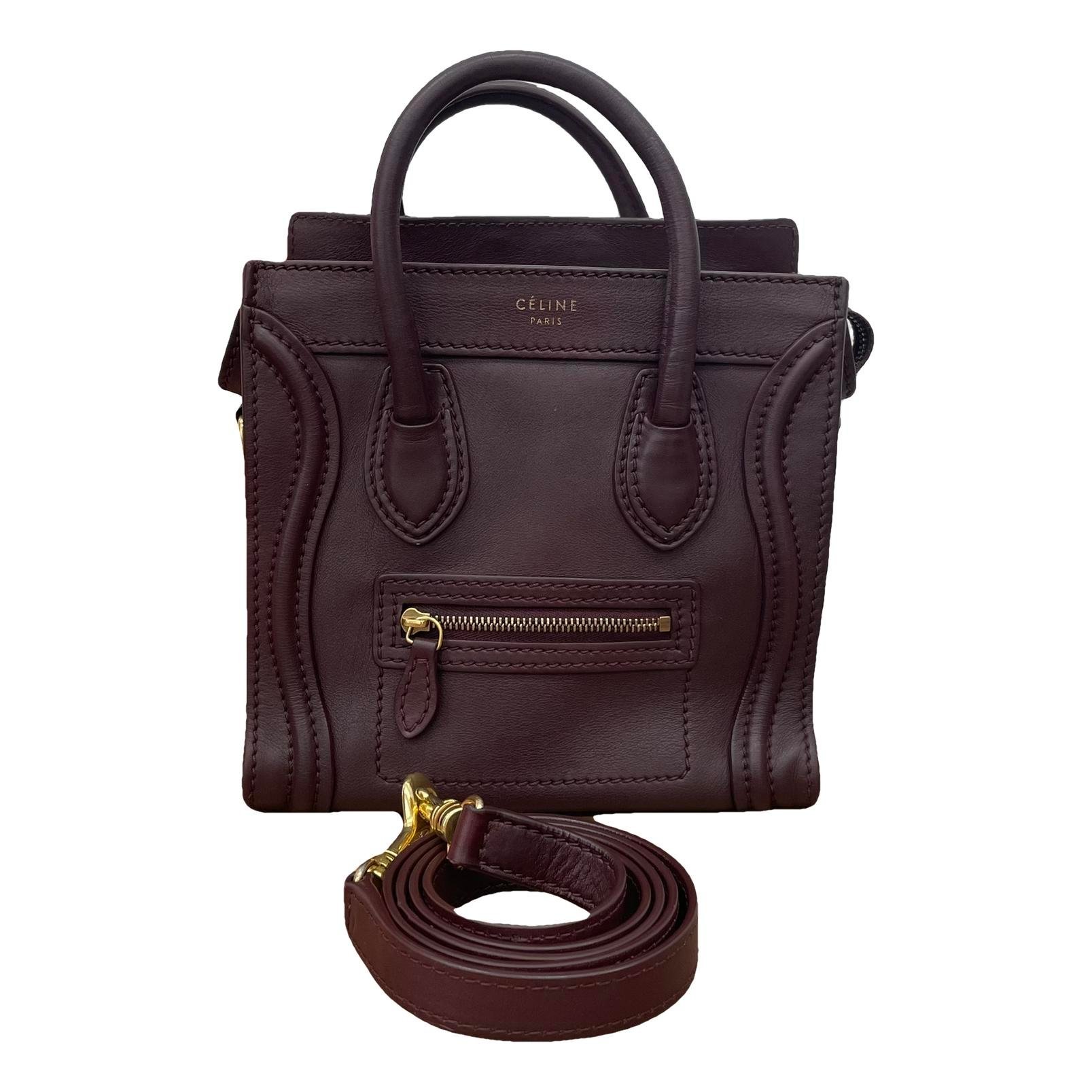Luggage leather handbag