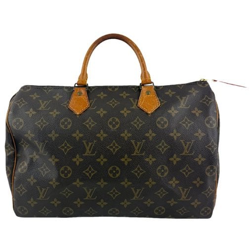 Speedy leather handbag