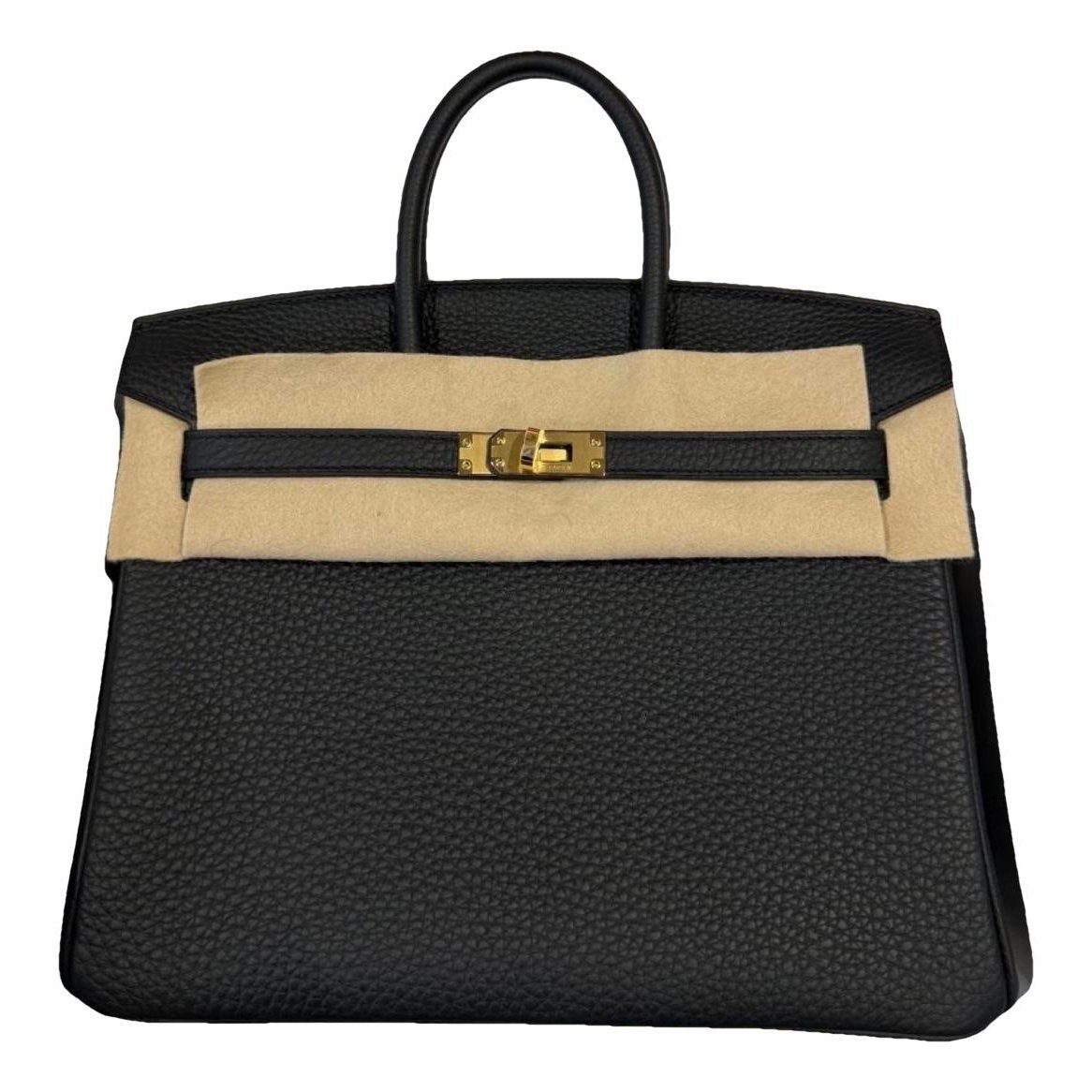 Birkin 25 leather handbag