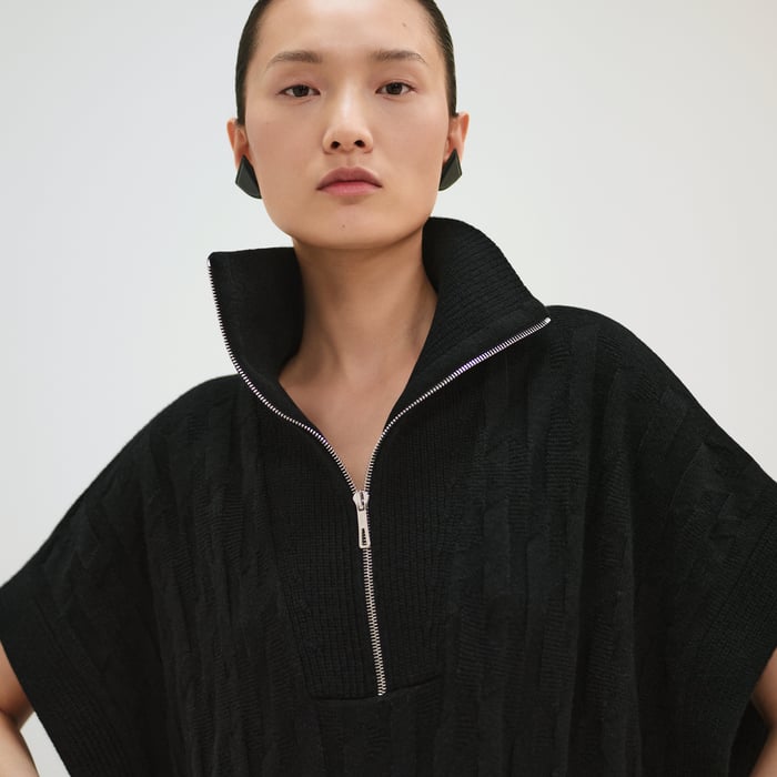 Noir "H" Sweatshirt Dress