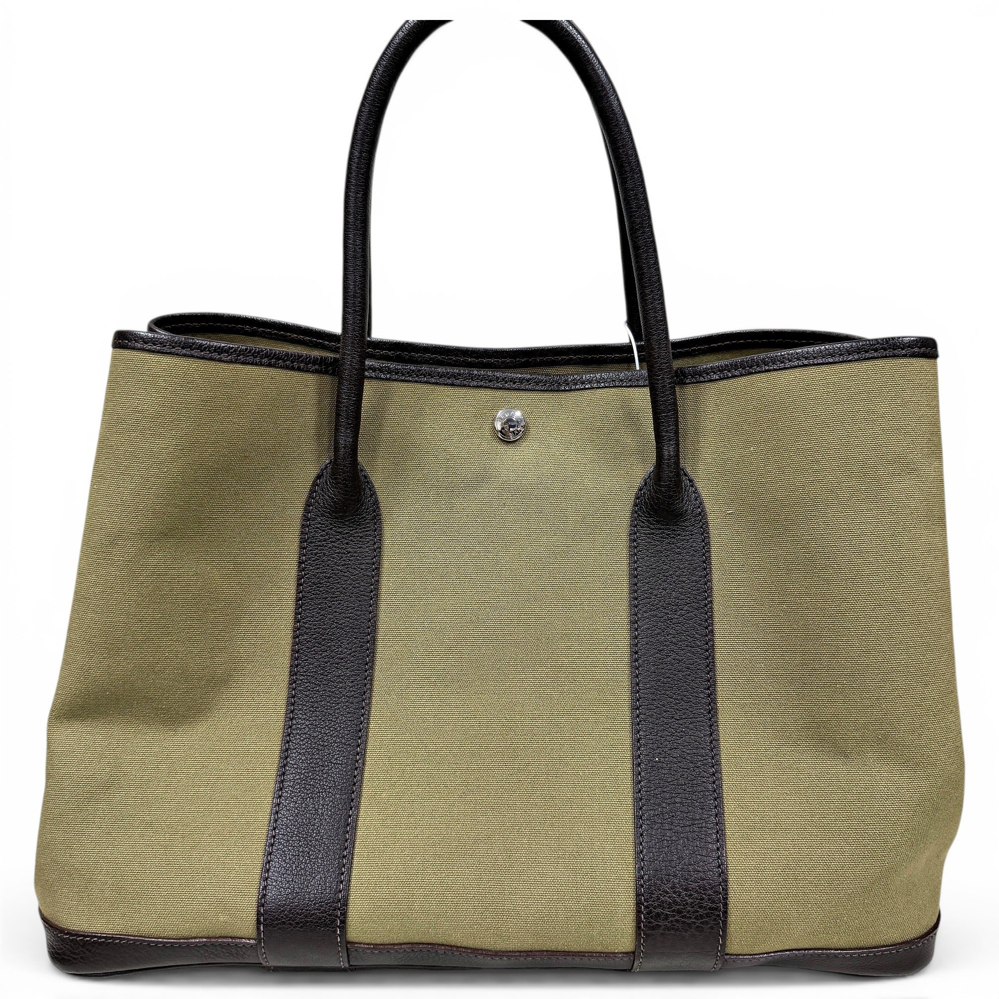 Garden Party leather handbag