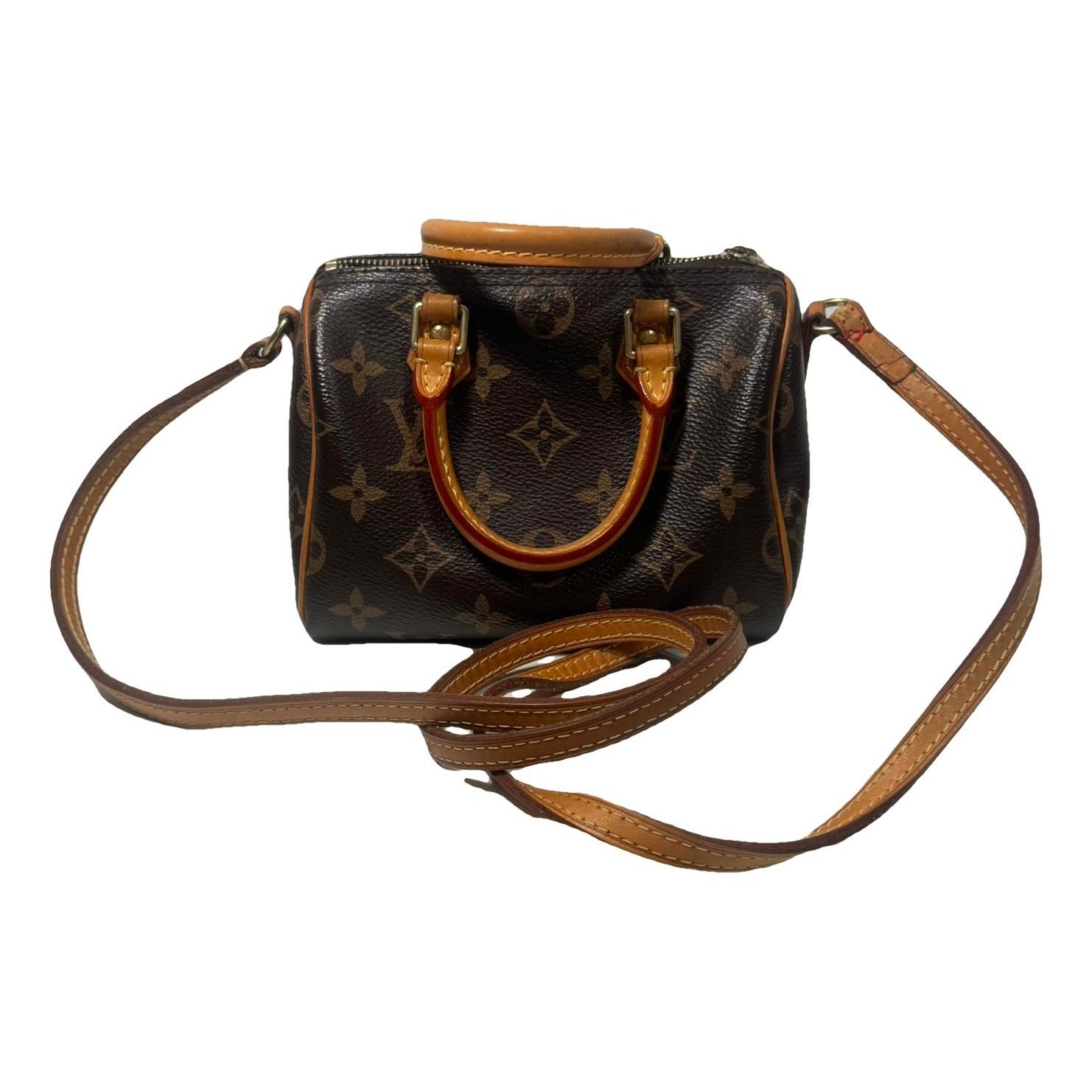 Louis Vuitton Nano Speedy / Mini HL leather handbag