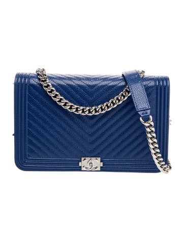 Chevron Boy Wallet On Chain w/Tags