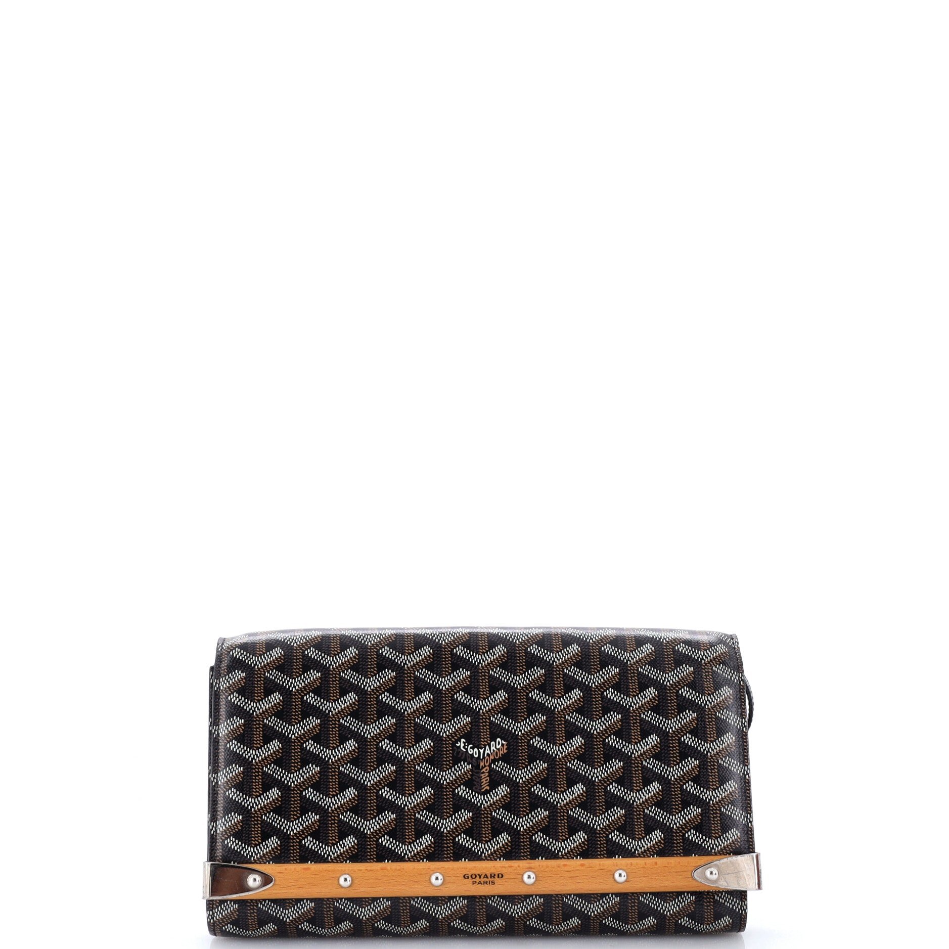 Monte Carlo Clutch with Strap Coated Canvas PM