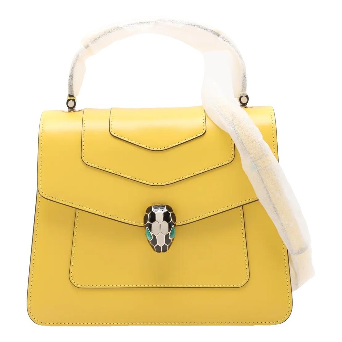 Serpenti leather handbag