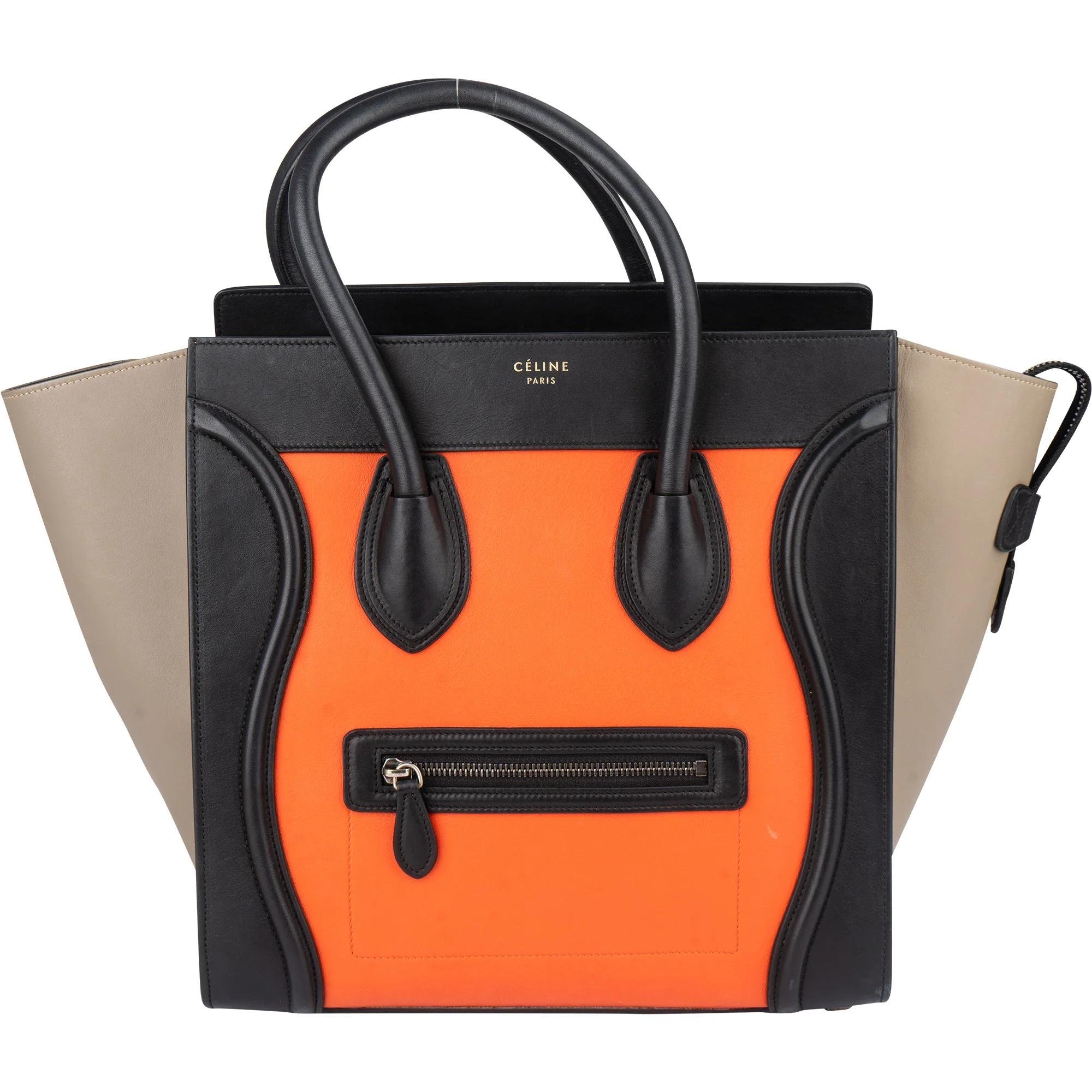 Luggage leather satchel