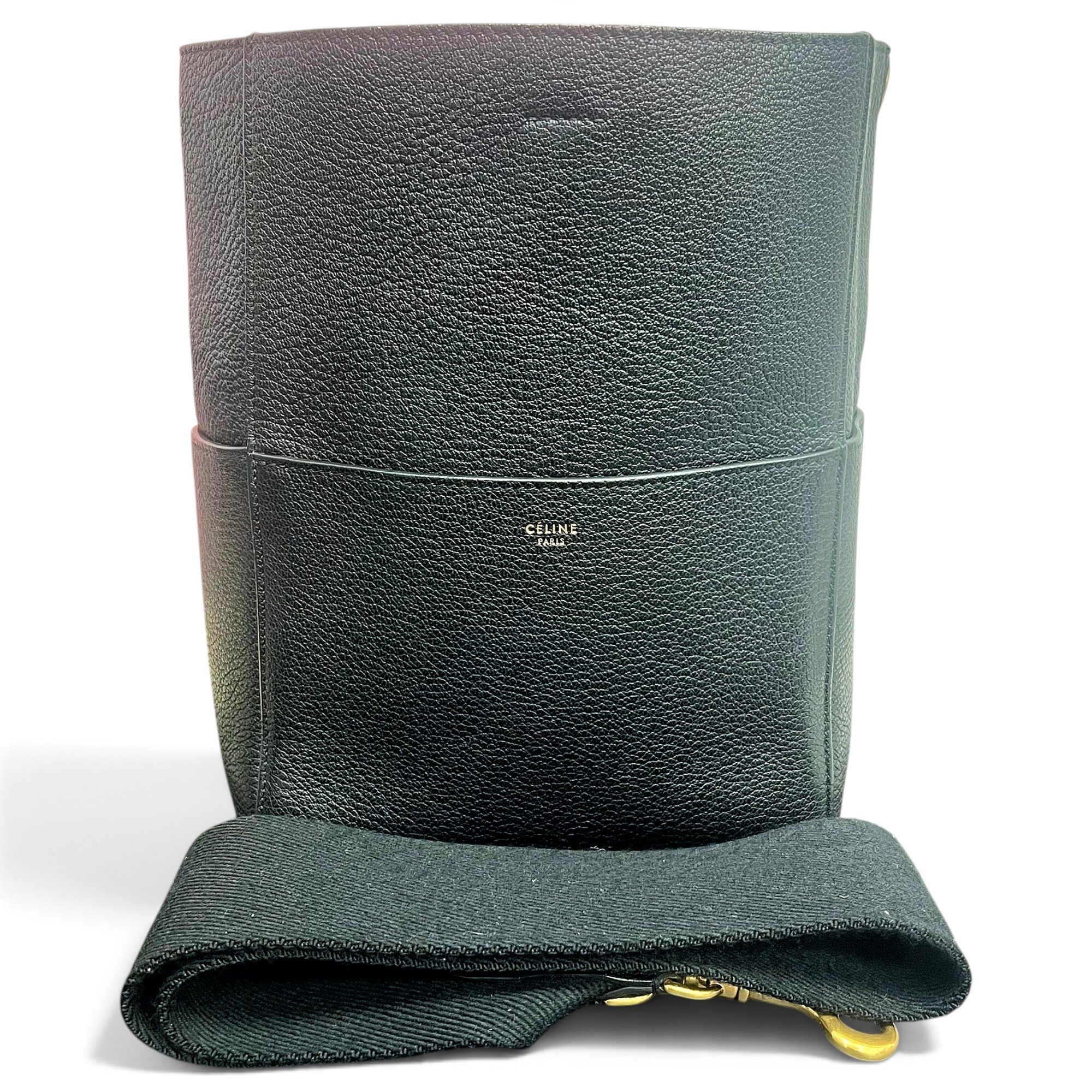 Seau Sangle leather handbag
