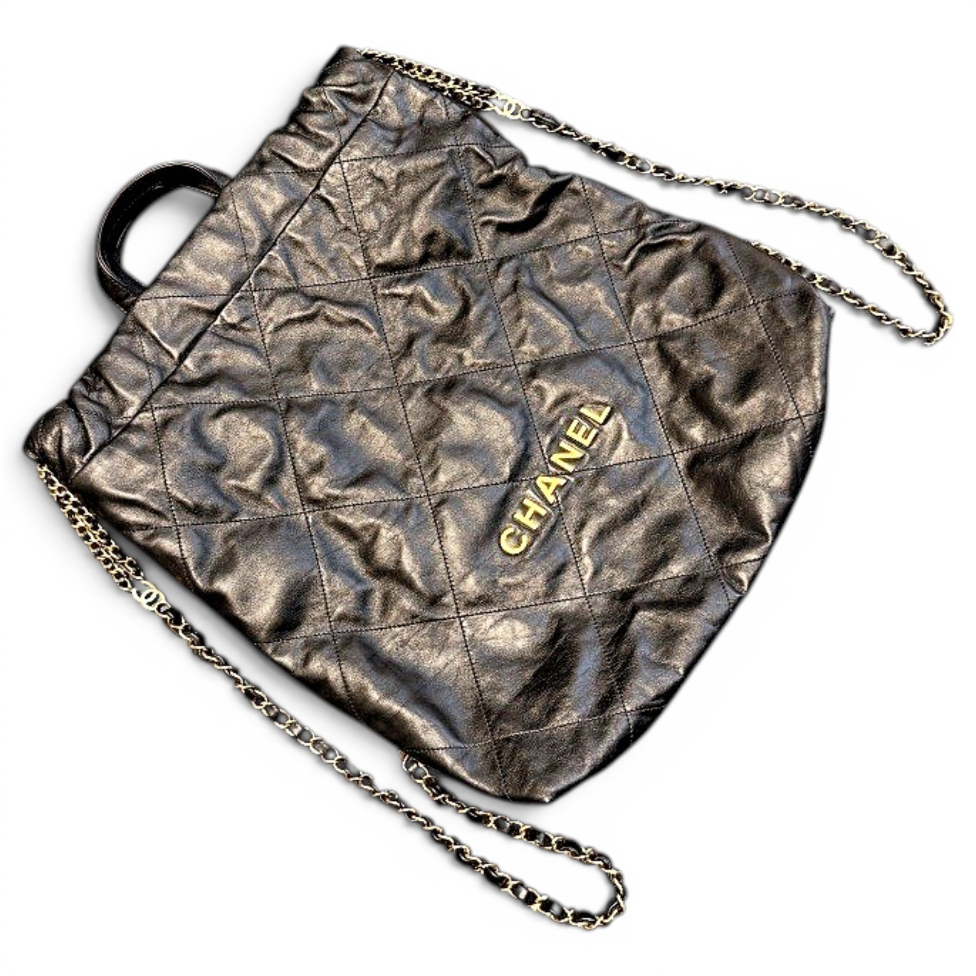 Chanel 22 leather backpack