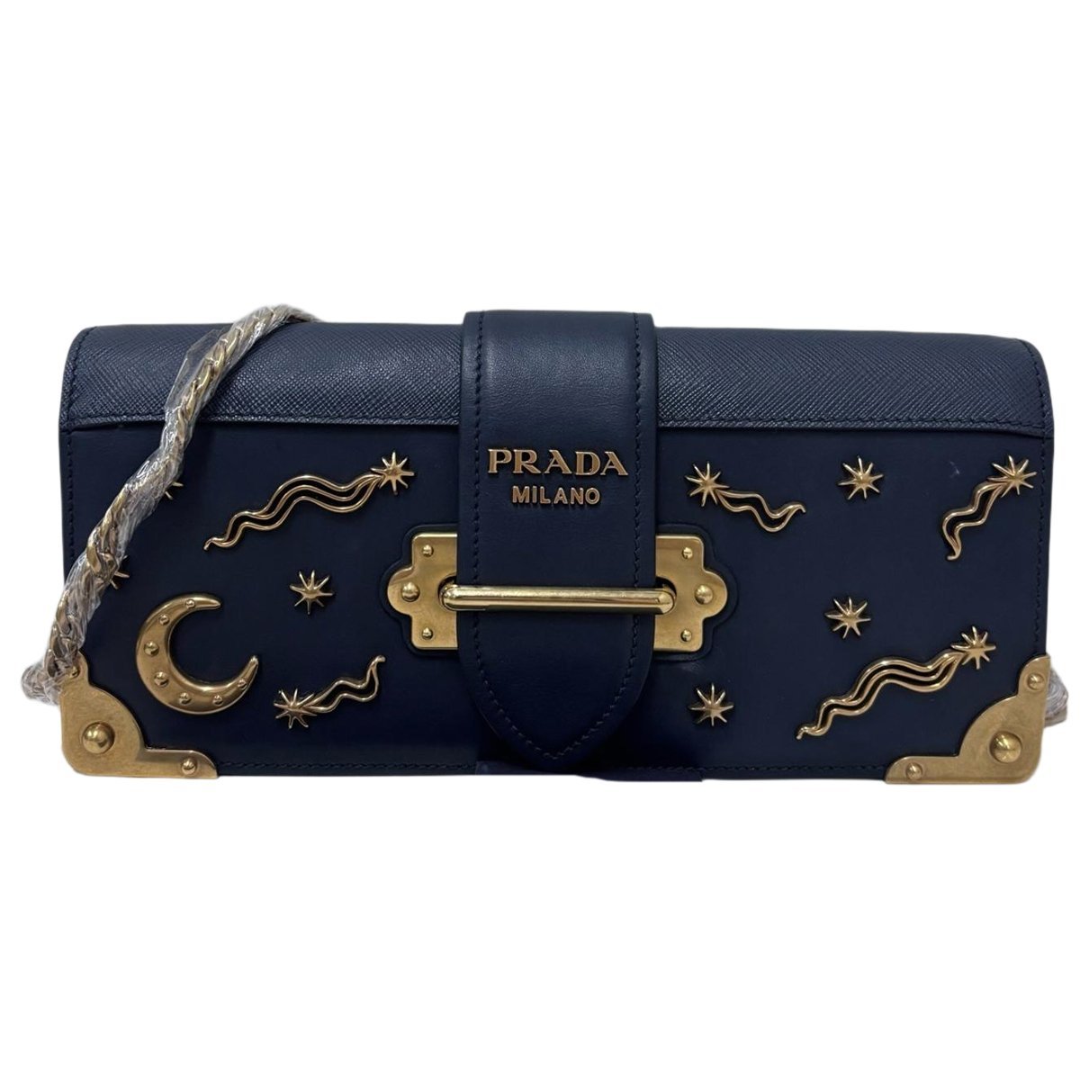 Prada Cahier leather mini bag