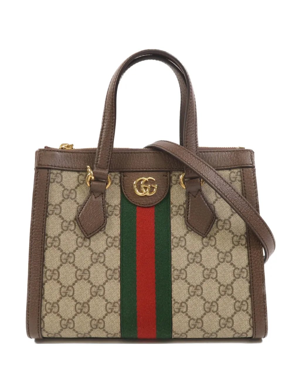 Ophidia Web-stripe tote bag