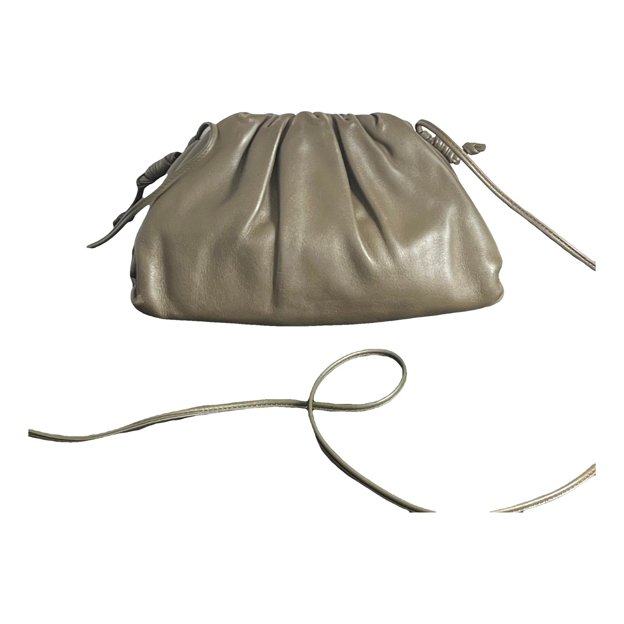 Pouch leather crossbody bag