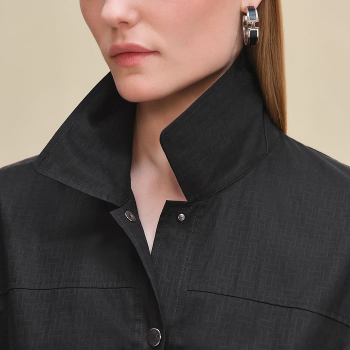 Noir "Mosaique" Shirt Dress