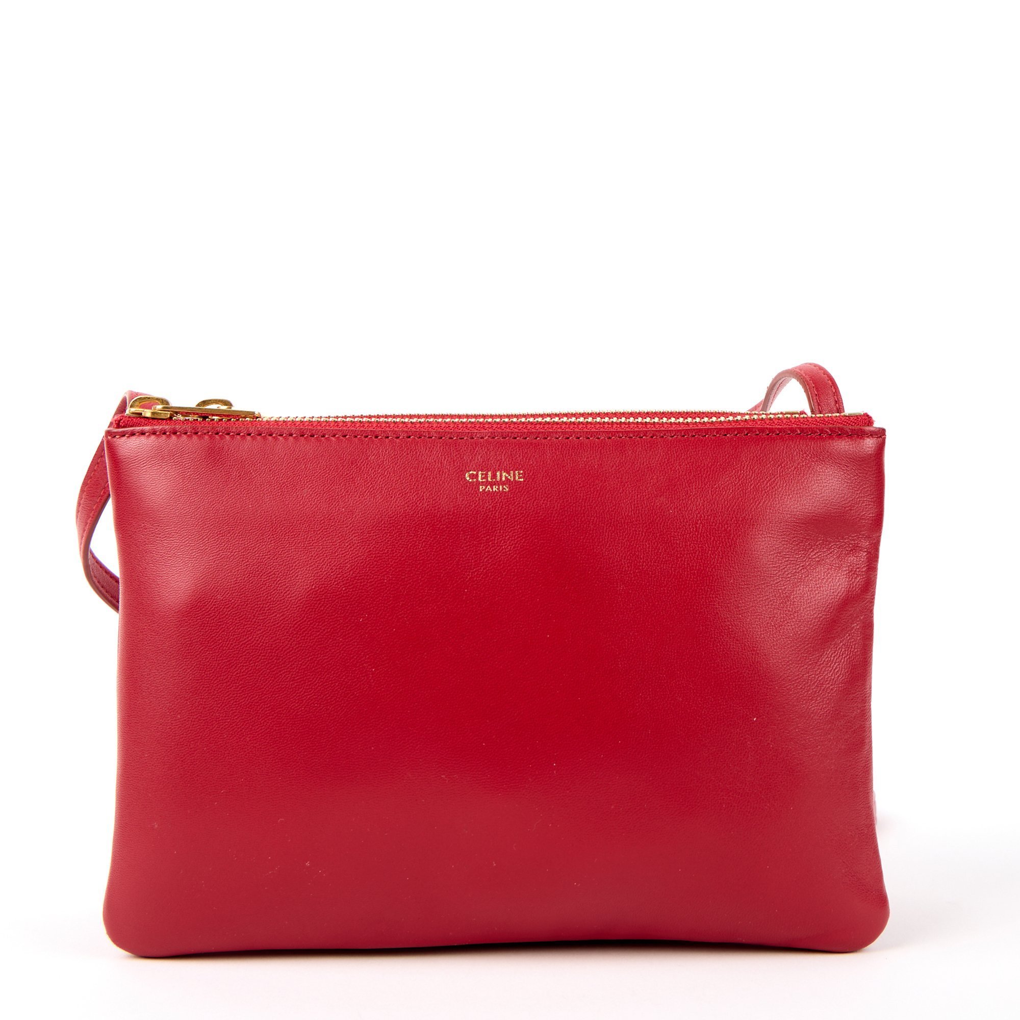 Trio leather crossbody bag